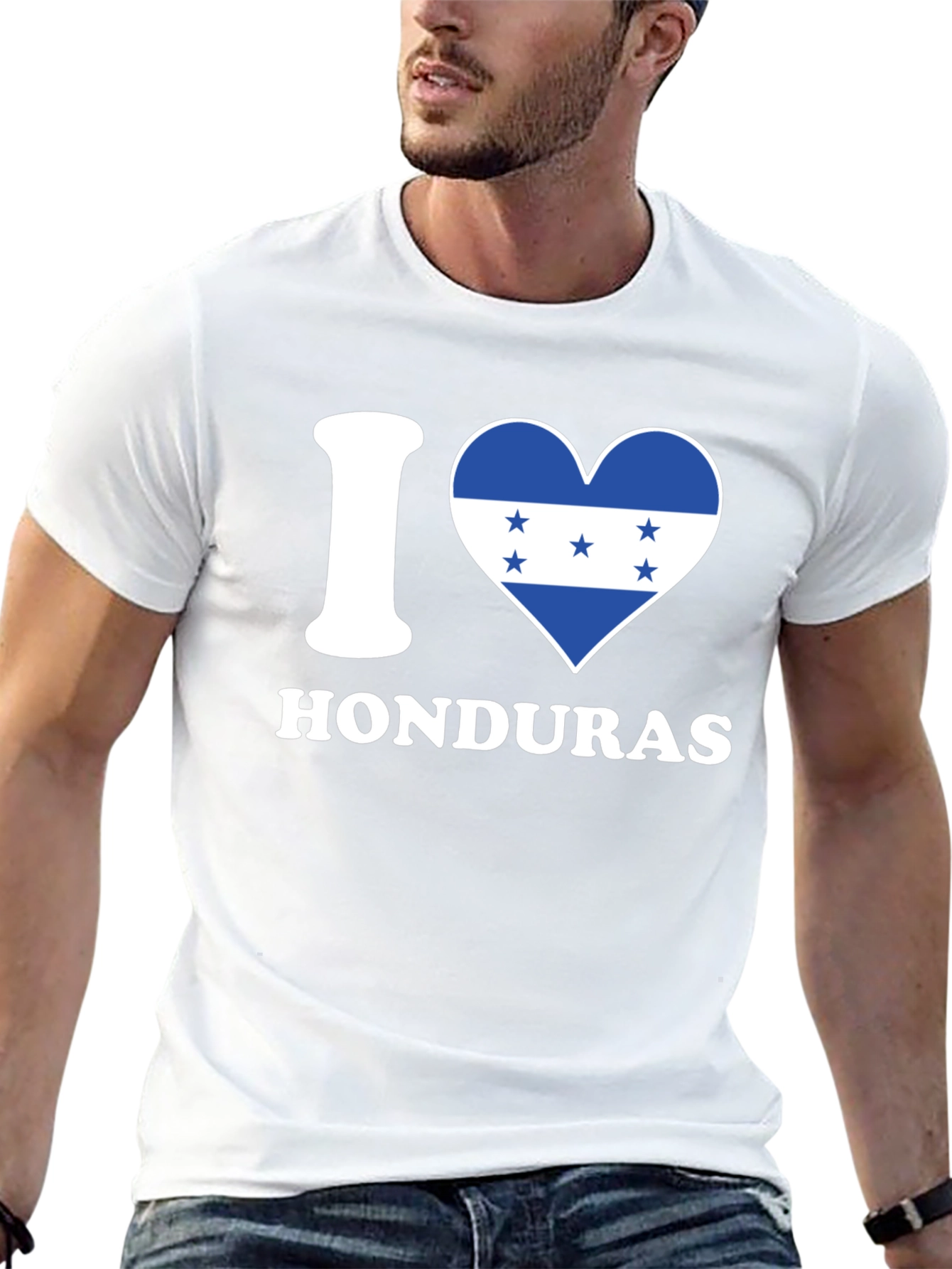 I Heart Honduras T-Shirt - Mens Black Tee