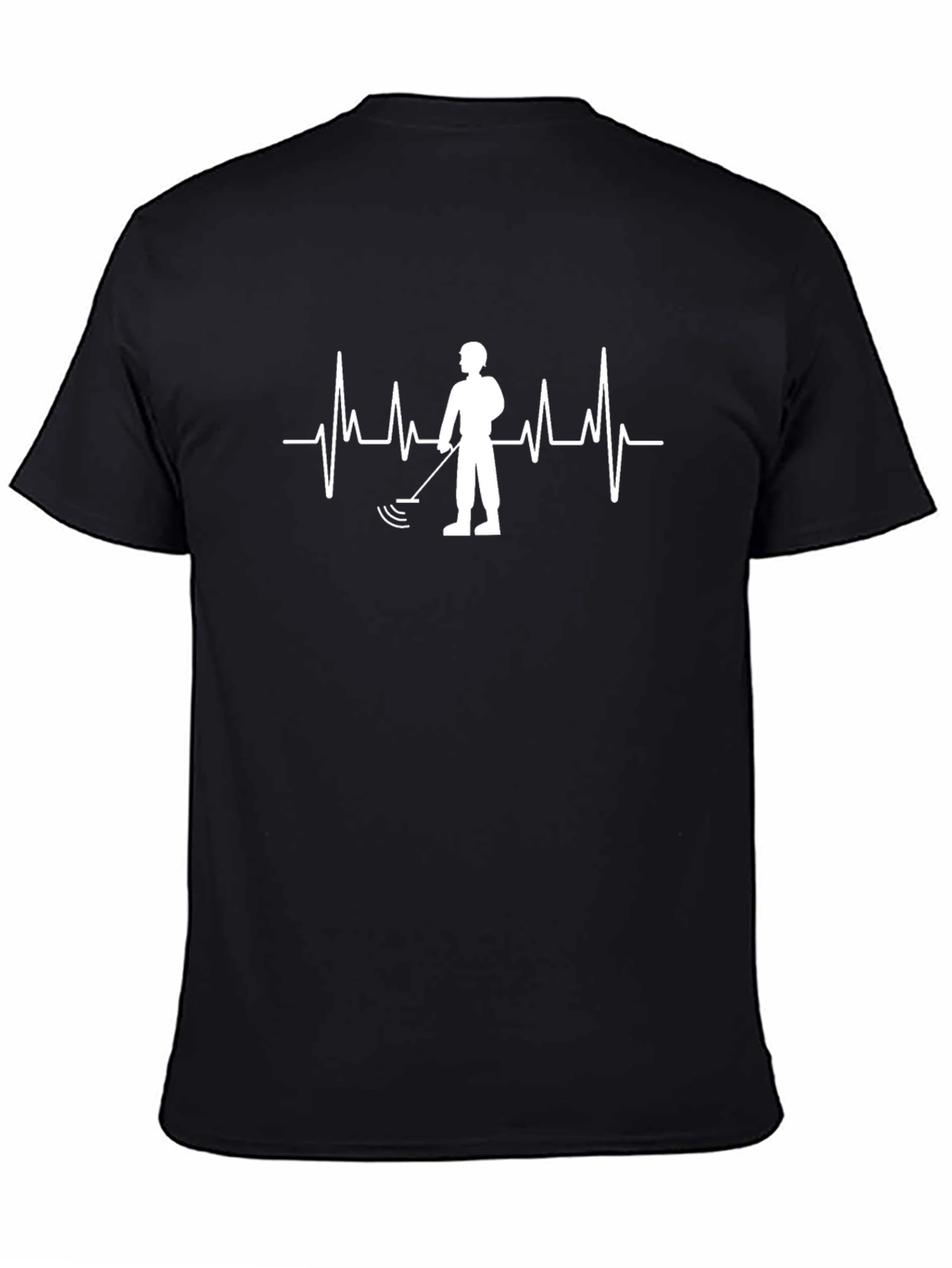 Metal Detecting Heartbeat T-Shirt