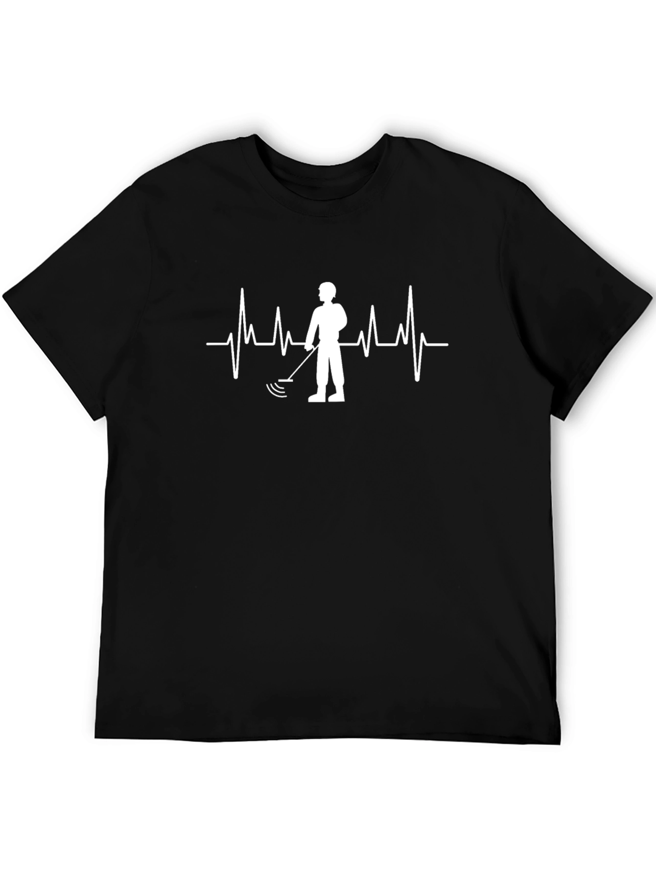 Metal Detecting Heartbeat T-Shirt