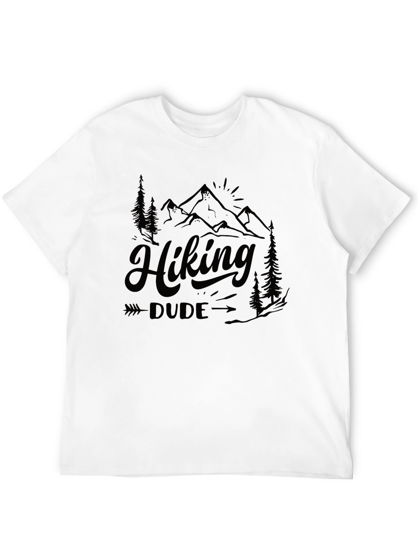 Hiking Dude Graphic Tee - Adventure Awaits!
