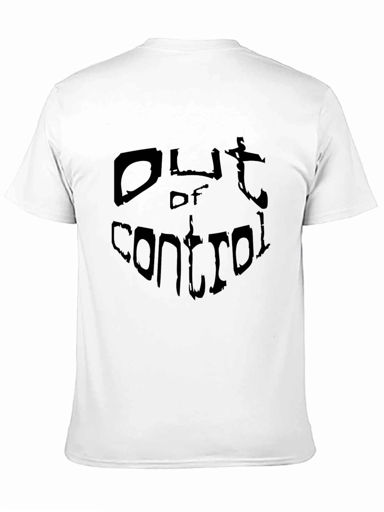 Out of Control Black Graphic Tee