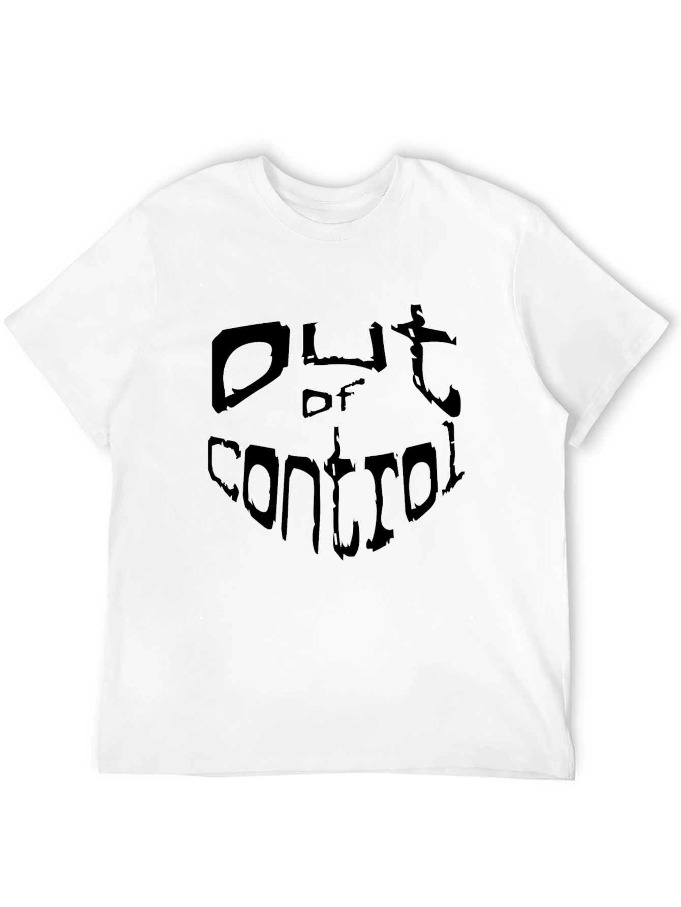 Out of Control Black Graphic Tee