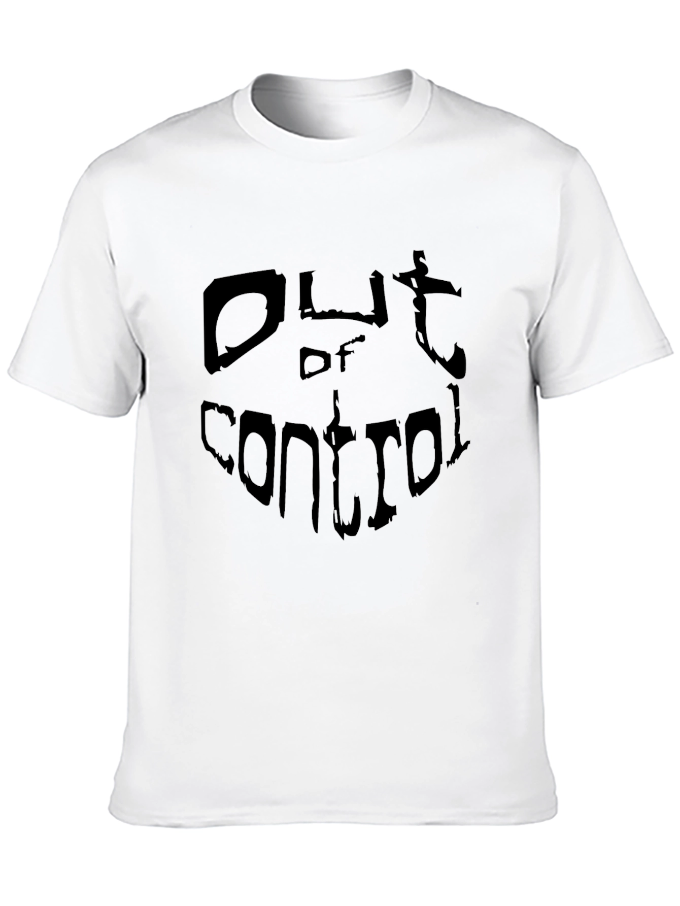 Out of Control Black Graphic Tee