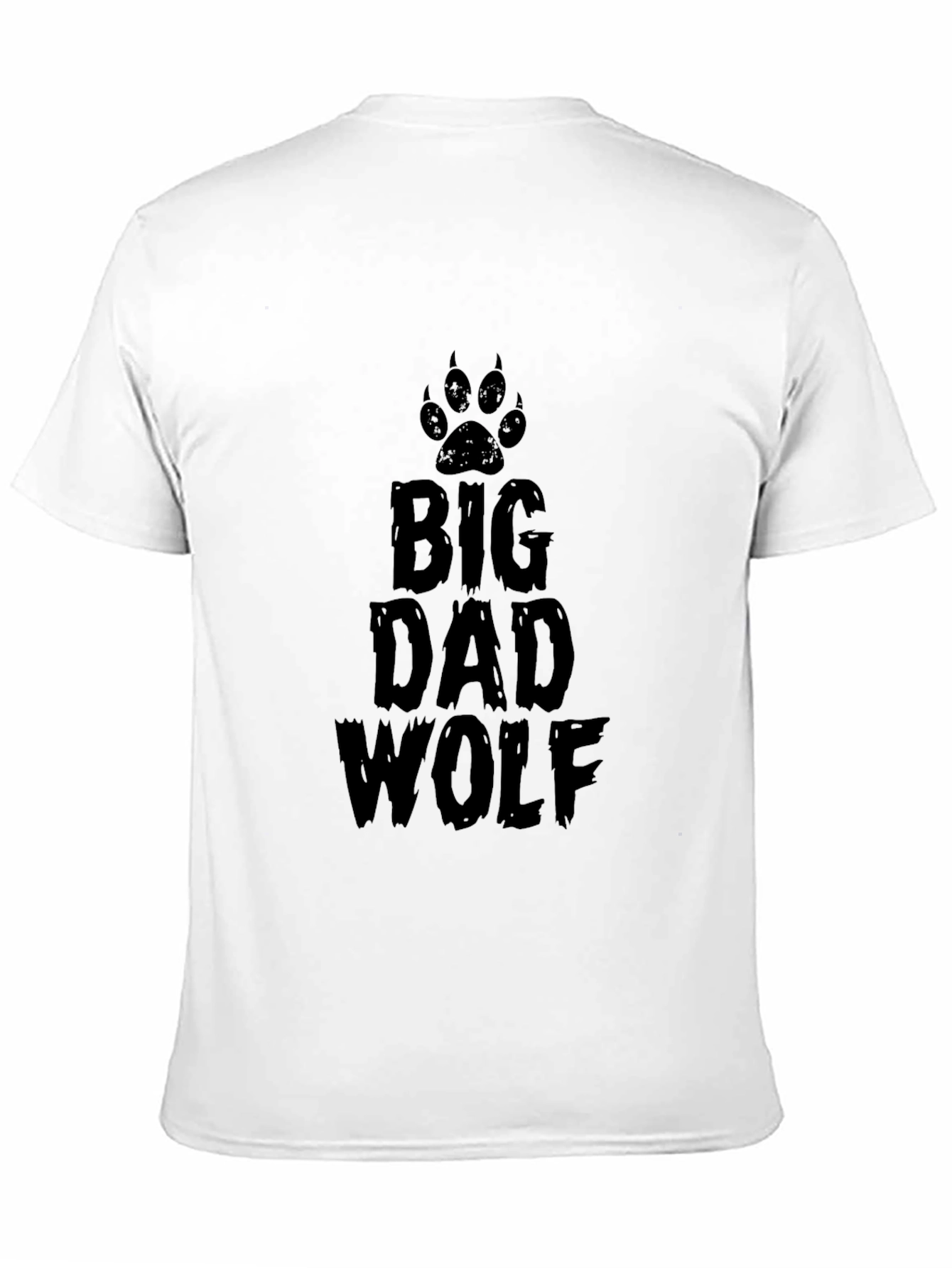 Big Dad Wolf Graphic Tee - Mens Black T-Shirt