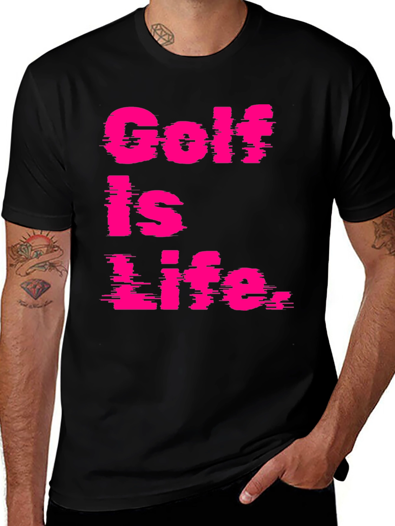 Golf is Life Graphic Tee - Stylish Golfing Apparel