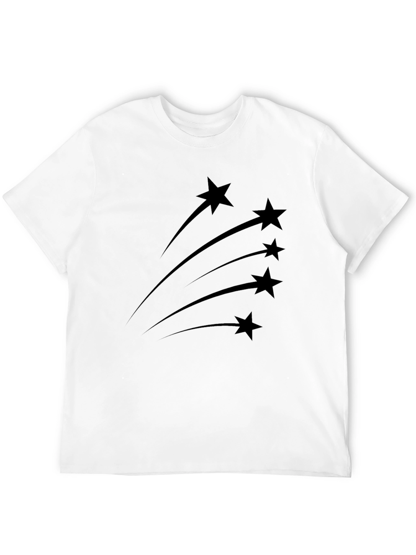 Mens Black Star Trail T-Shirt
