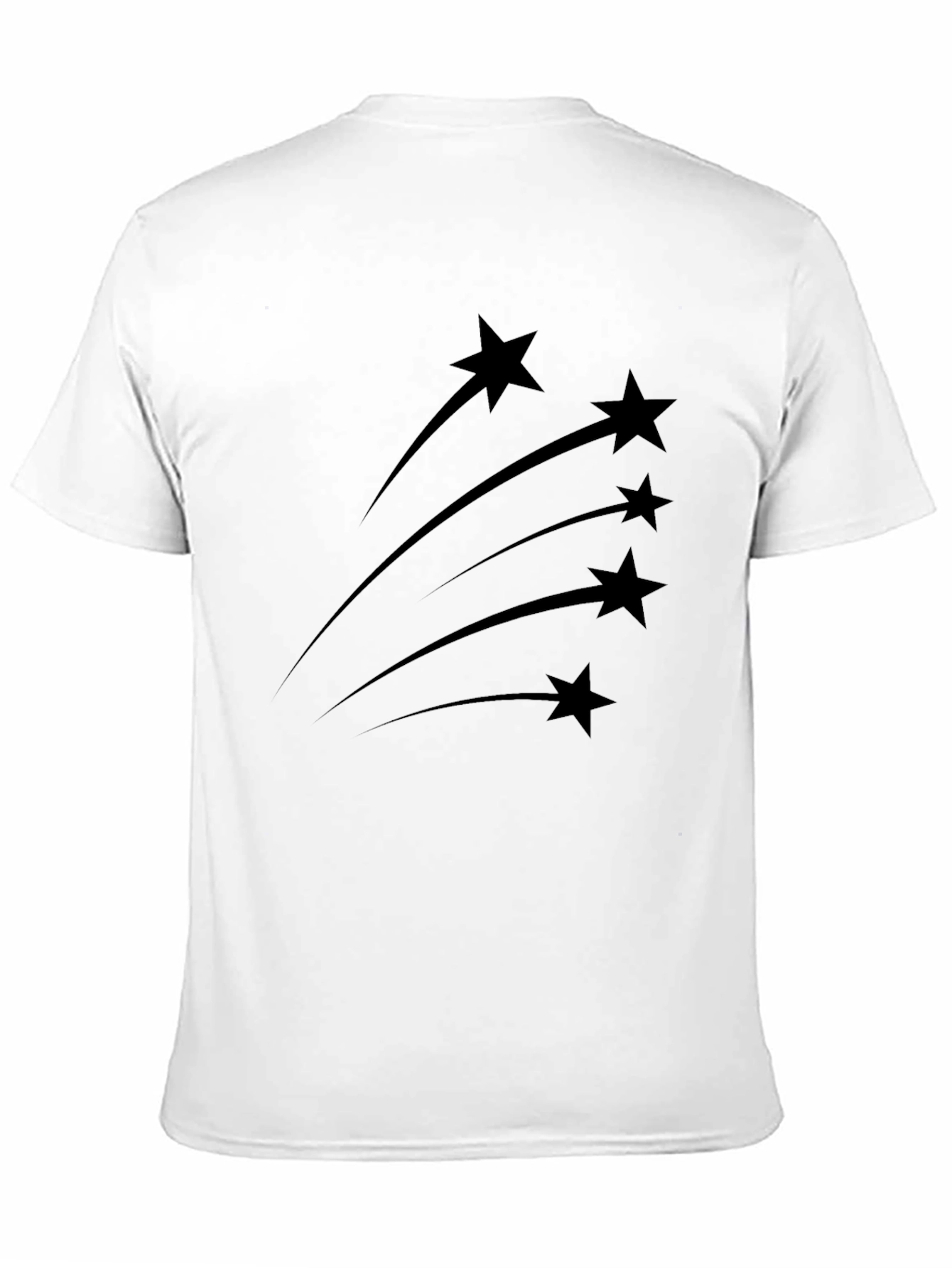 Mens Black Star Trail T-Shirt