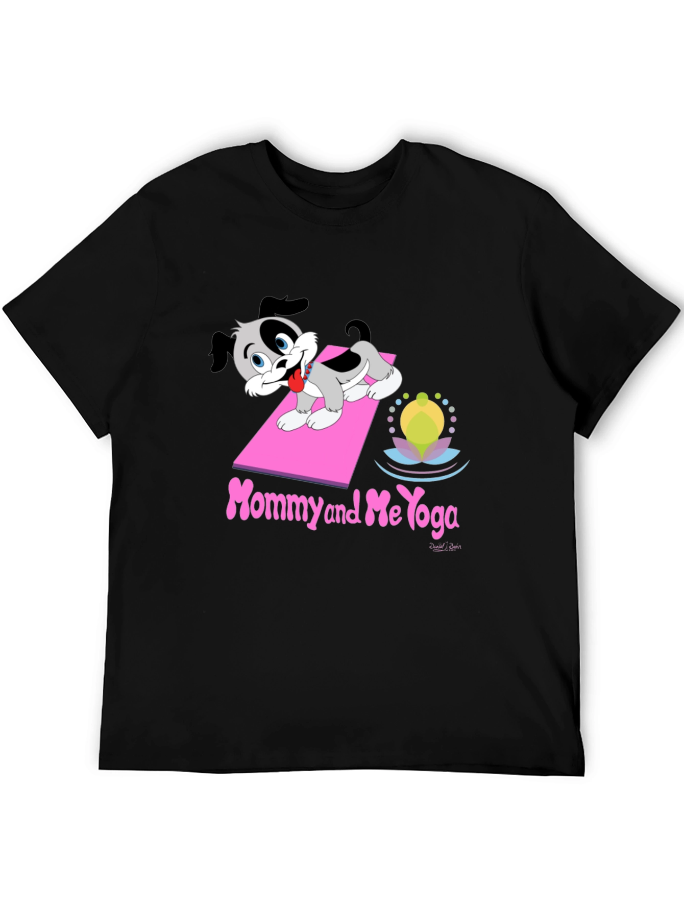 Mommy and Me Yoga Dog T-Shirt