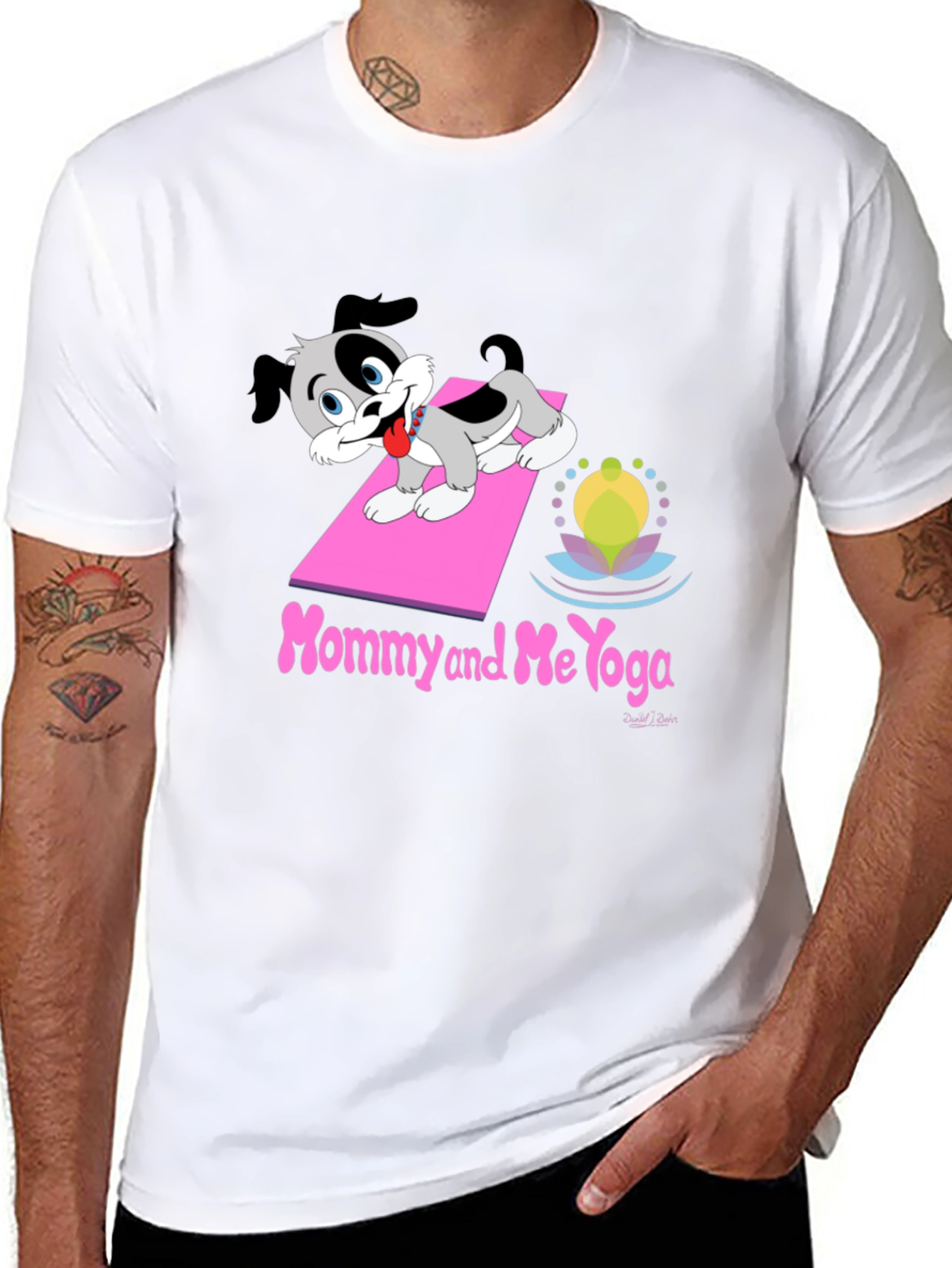 Mommy and Me Yoga Dog T-Shirt
