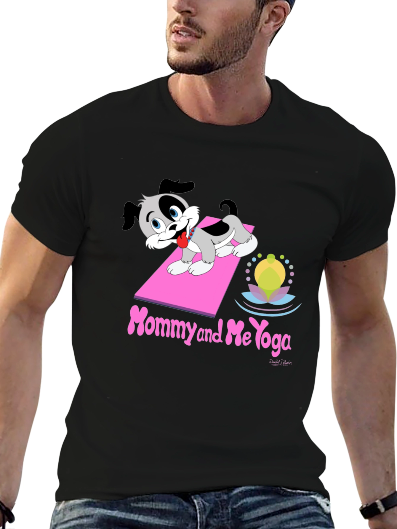 Mommy and Me Yoga Dog T-Shirt