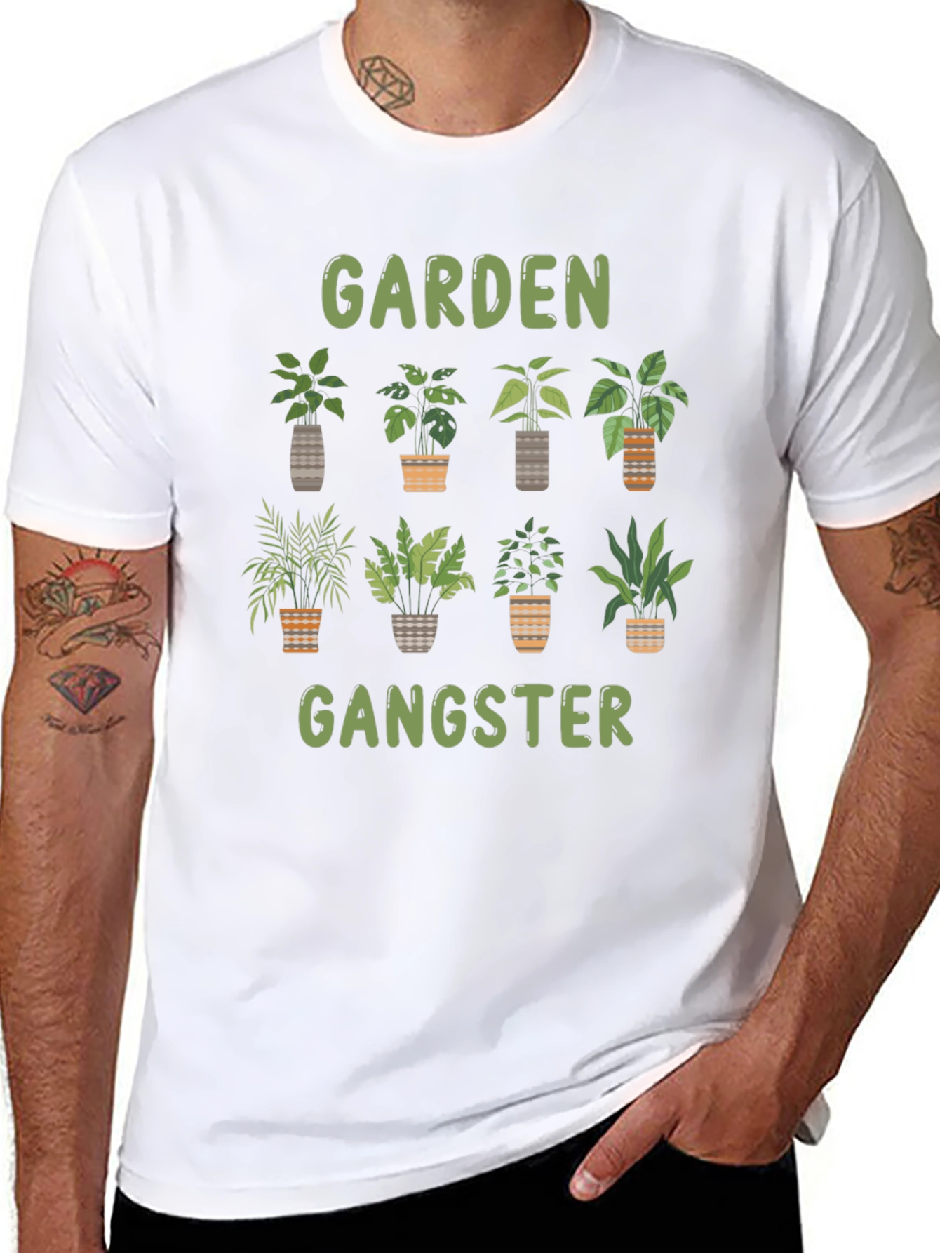 Garden Gangster Graphic Tee - Plant Lover T-Shirt