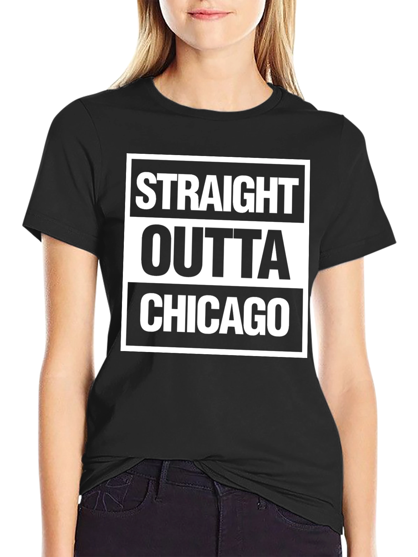 Straight Outta Chicago Graphic T-Shirt