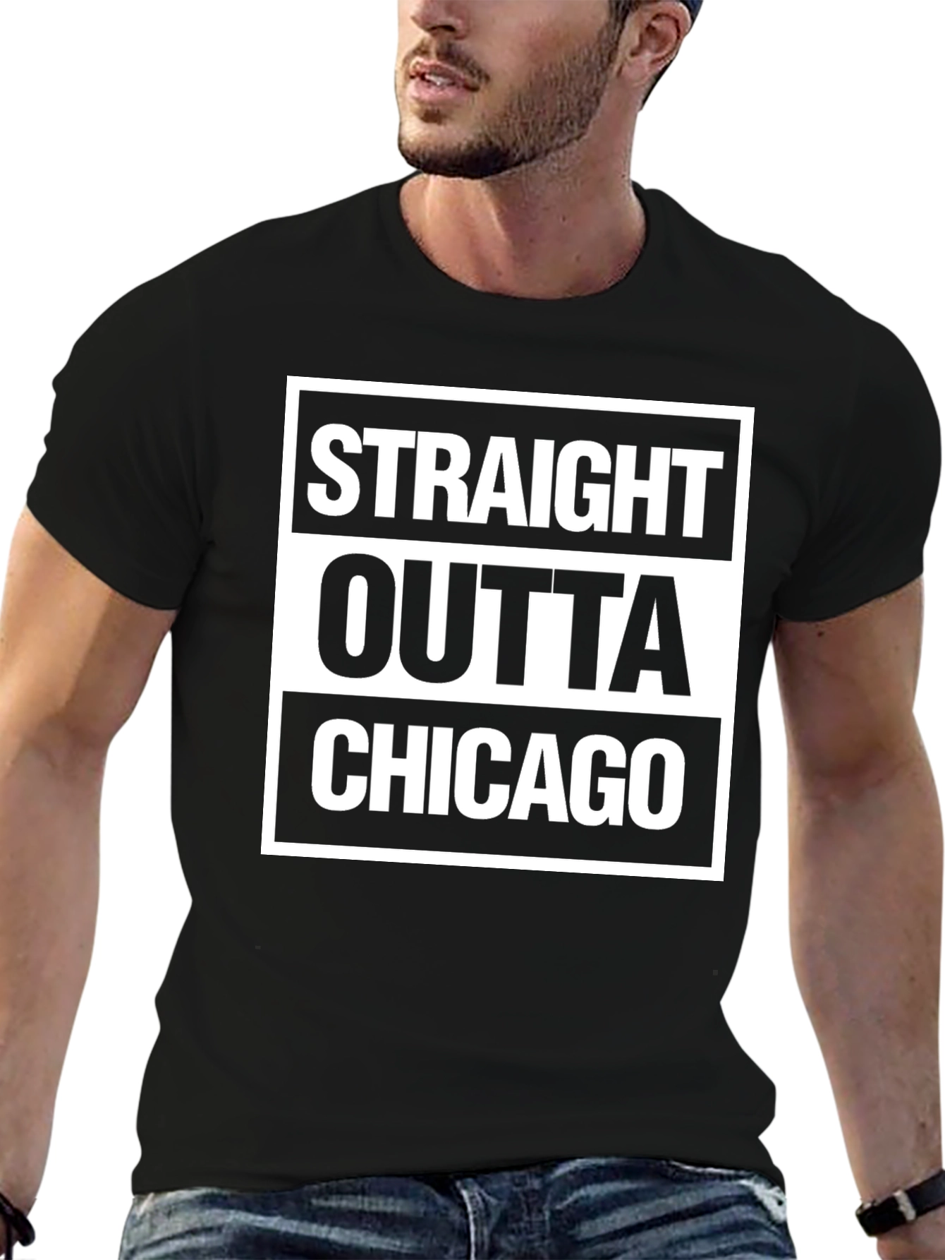 Straight Outta Chicago Graphic T-Shirt