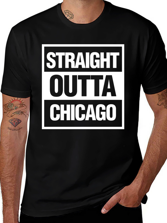 Straight Outta Chicago Graphic T-Shirt