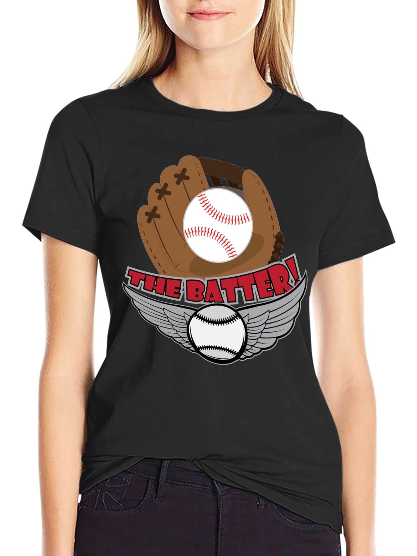 The Batter! Baseball Graphic T-Shirt