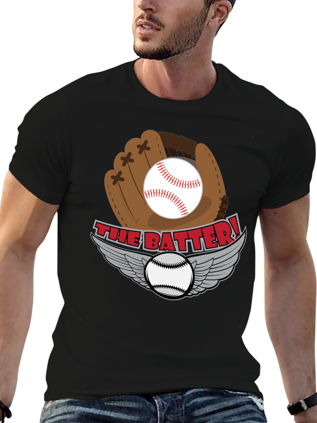 The Batter! Baseball Graphic T-Shirt