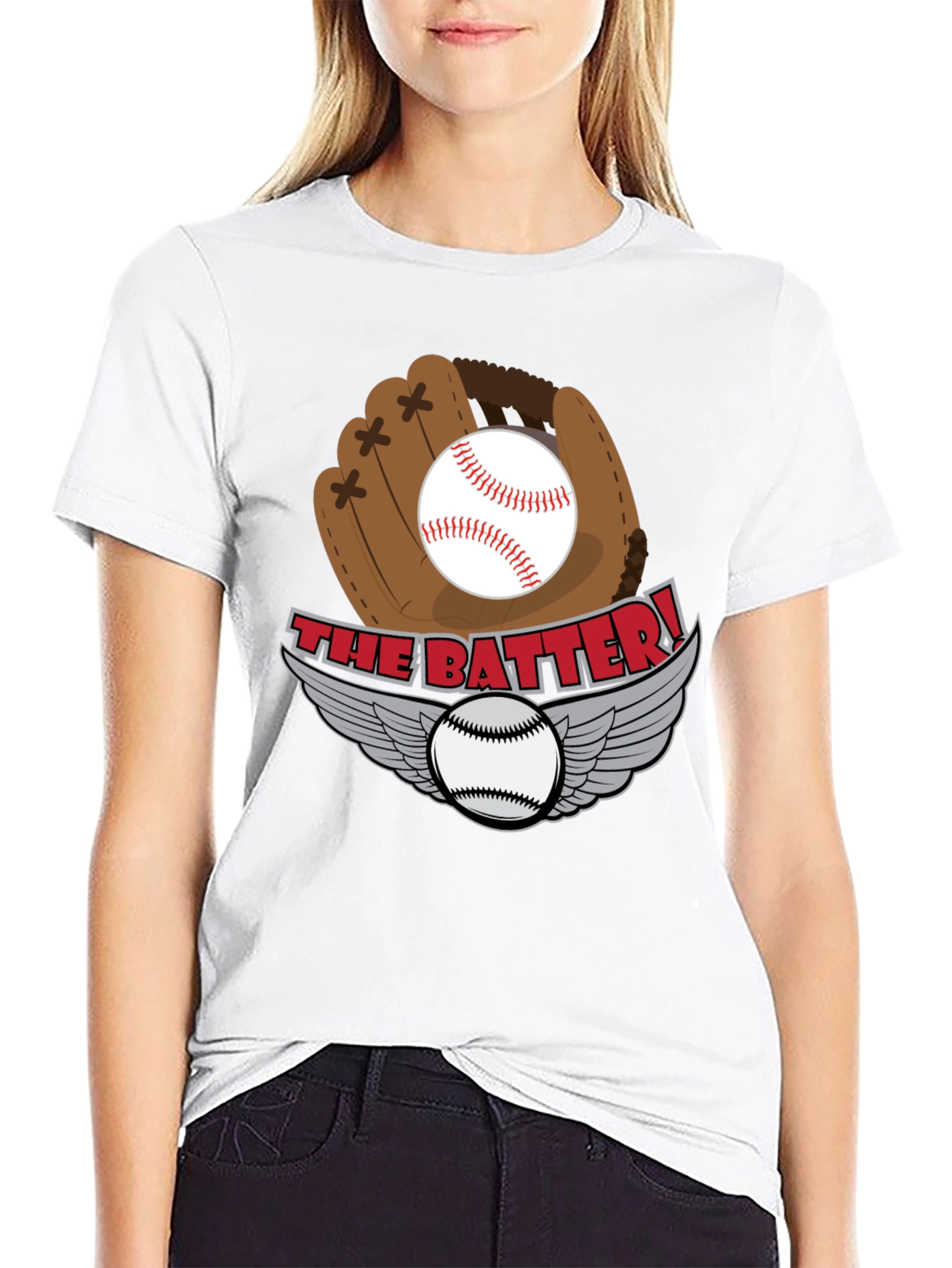 The Batter! Baseball Graphic T-Shirt