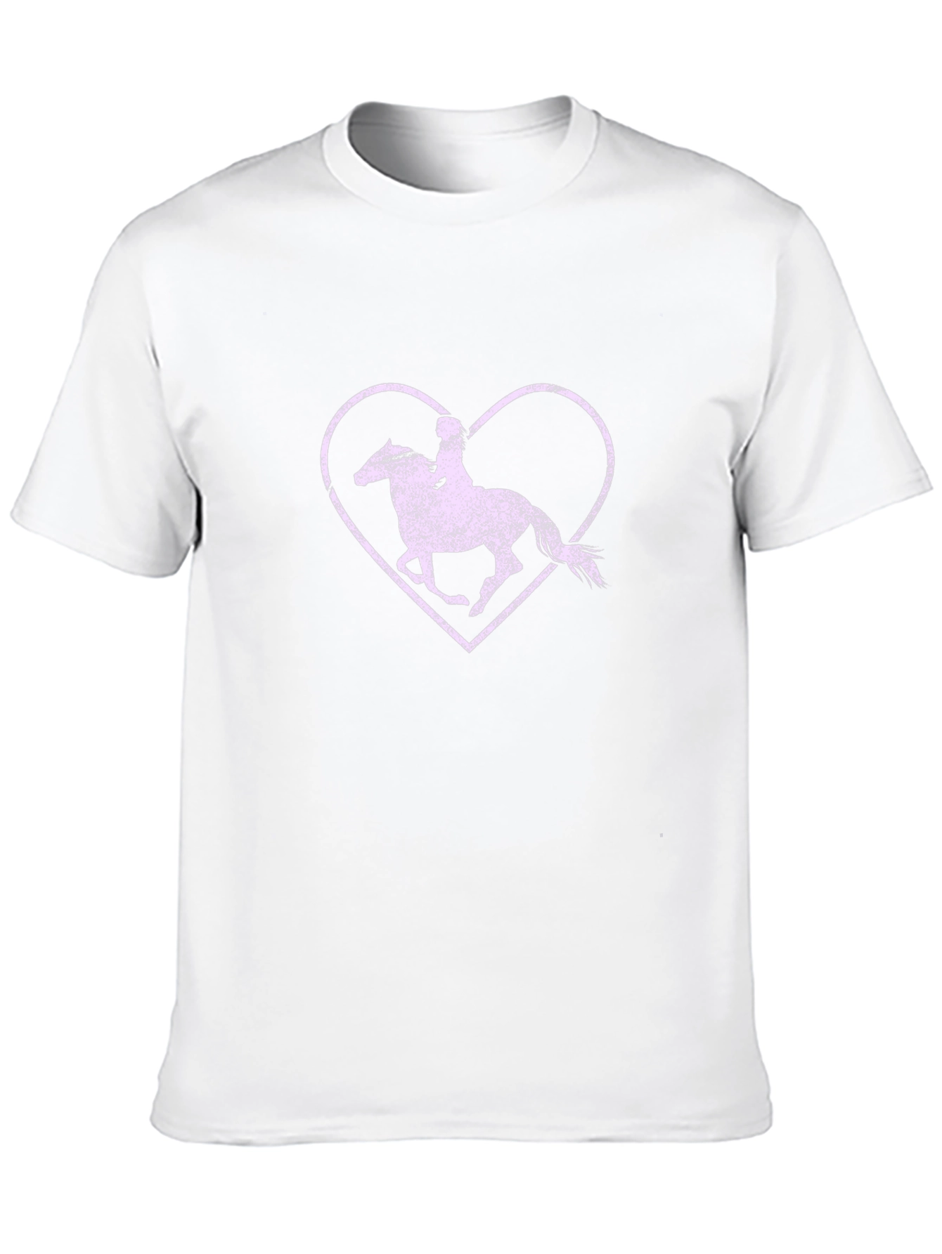 Equestrian Heart Tee - Horse Rider Love T-Shirt