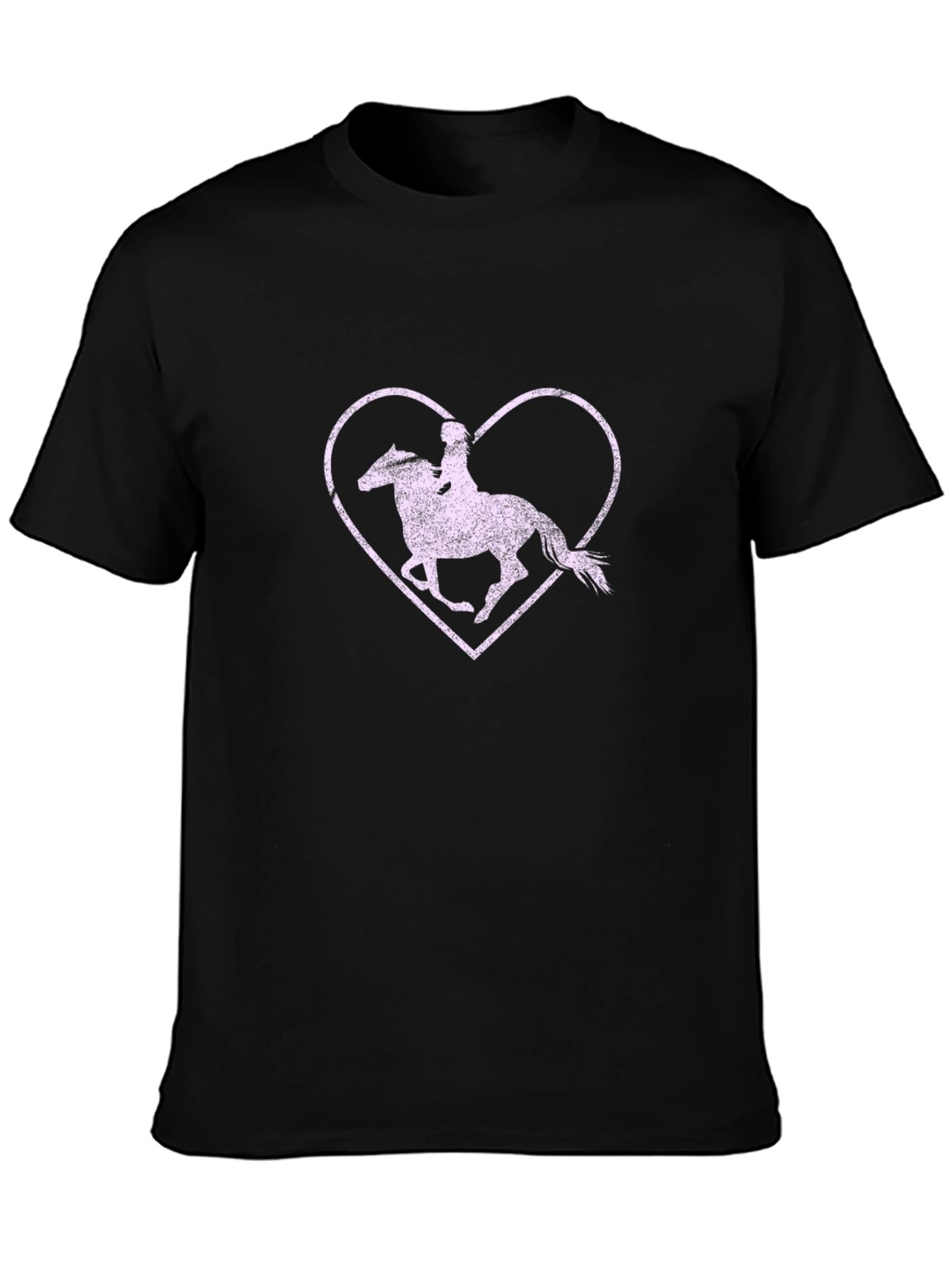 Equestrian Heart Tee - Horse Rider Love T-Shirt