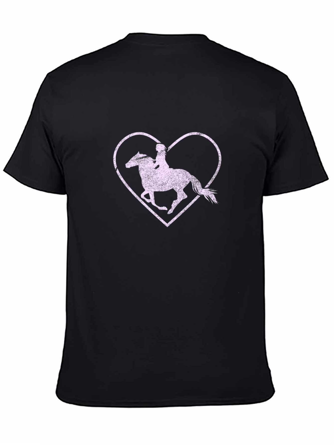 Equestrian Heart Tee - Horse Rider Love T-Shirt