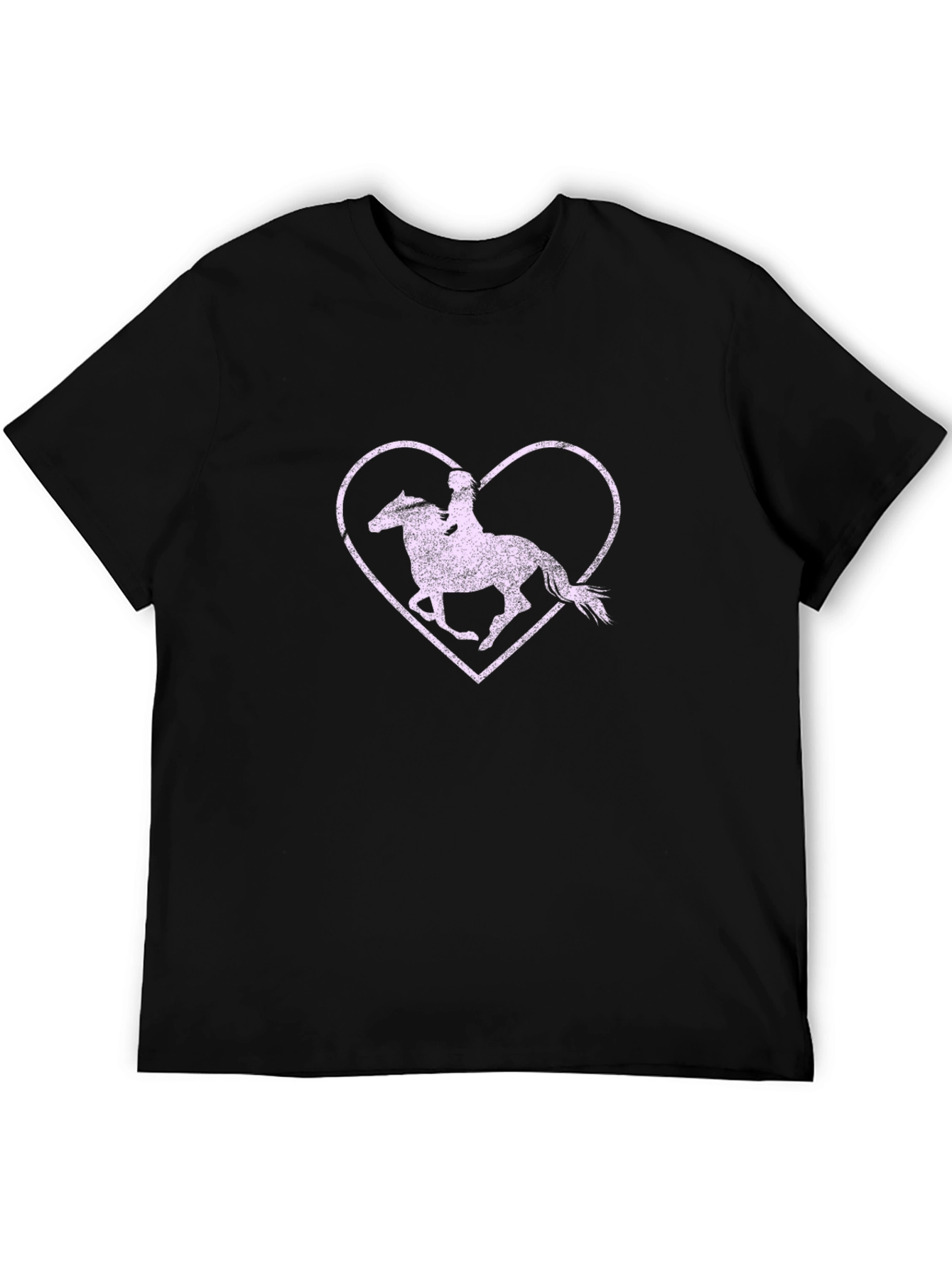 Equestrian Heart Tee - Horse Rider Love T-Shirt