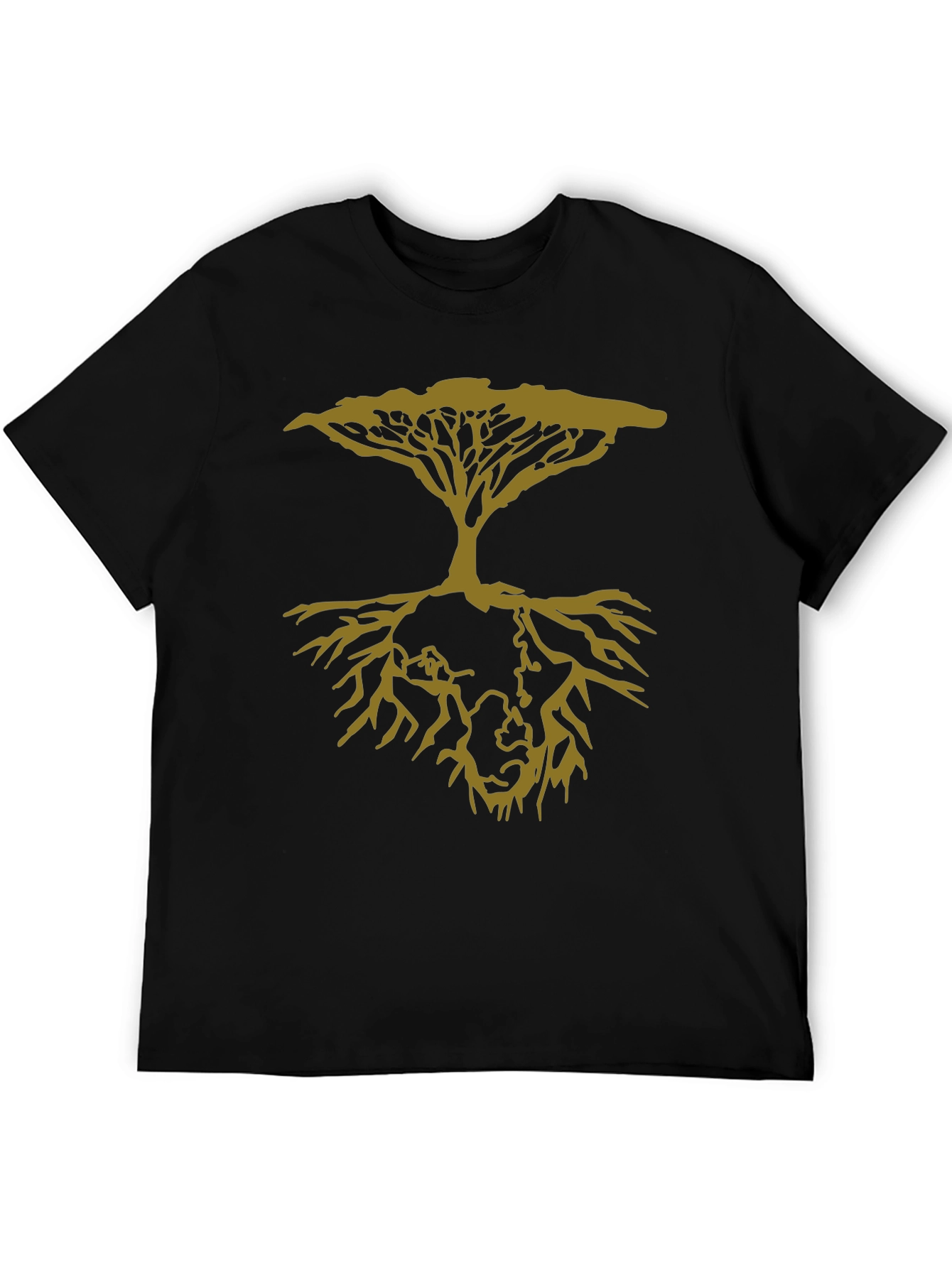 Artsy Tree Graphic Black Tee