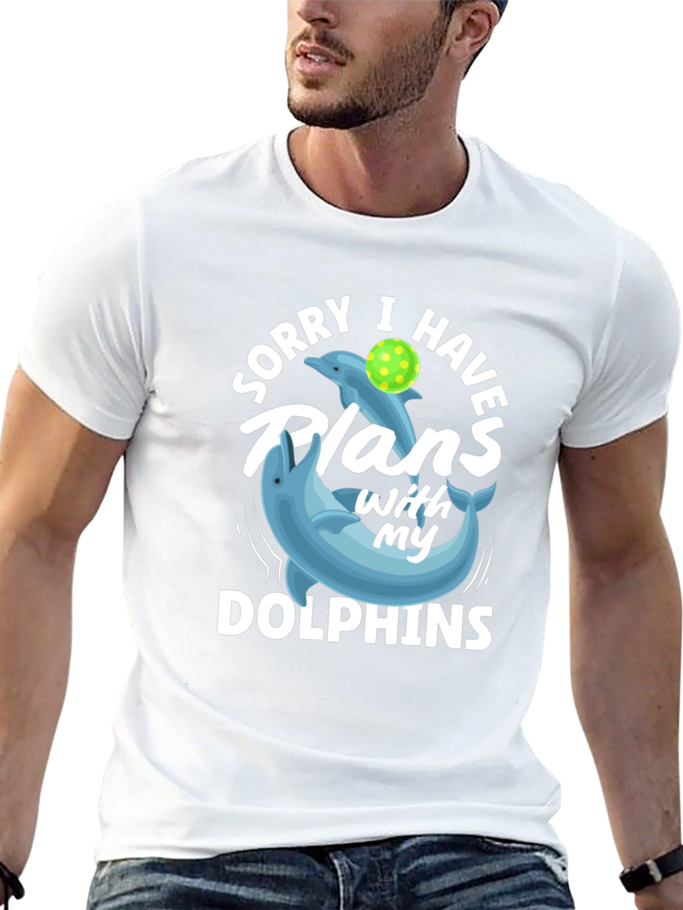Dolphin Plans Graphic T-Shirt