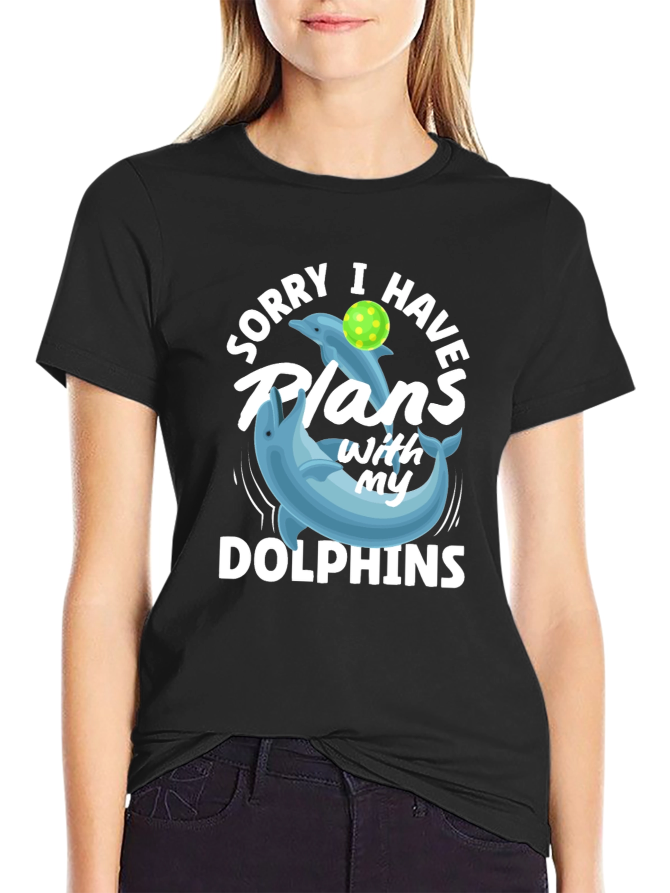 Dolphin Plans Graphic T-Shirt