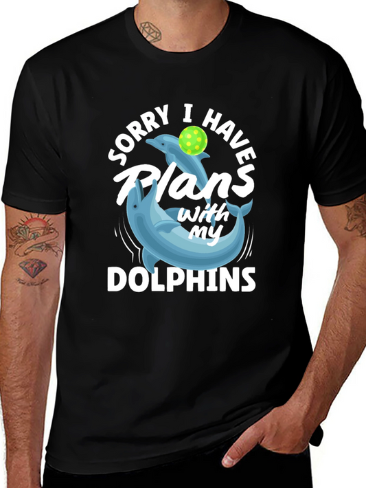Dolphin Plans Graphic T-Shirt