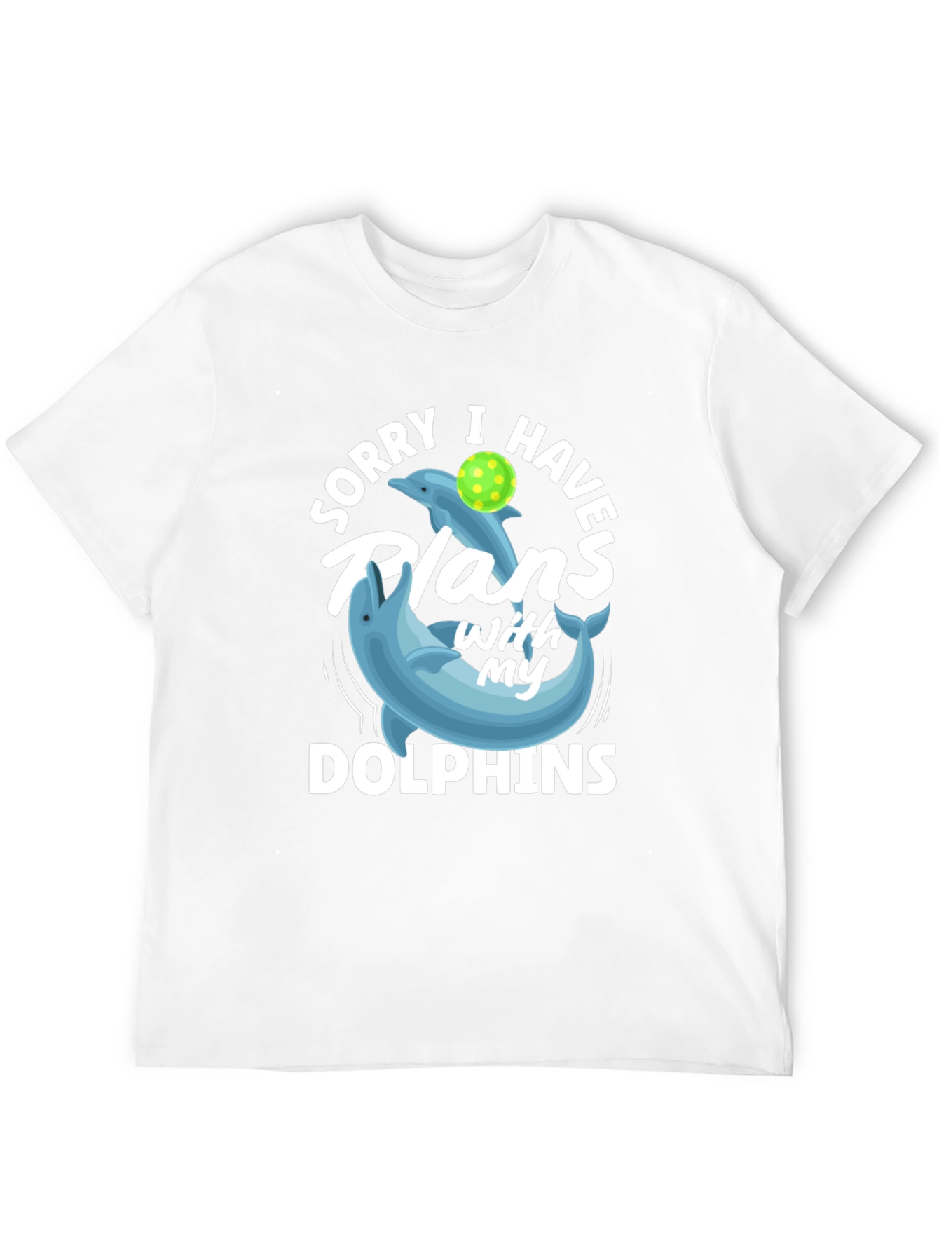 Dolphin Plans Graphic T-Shirt