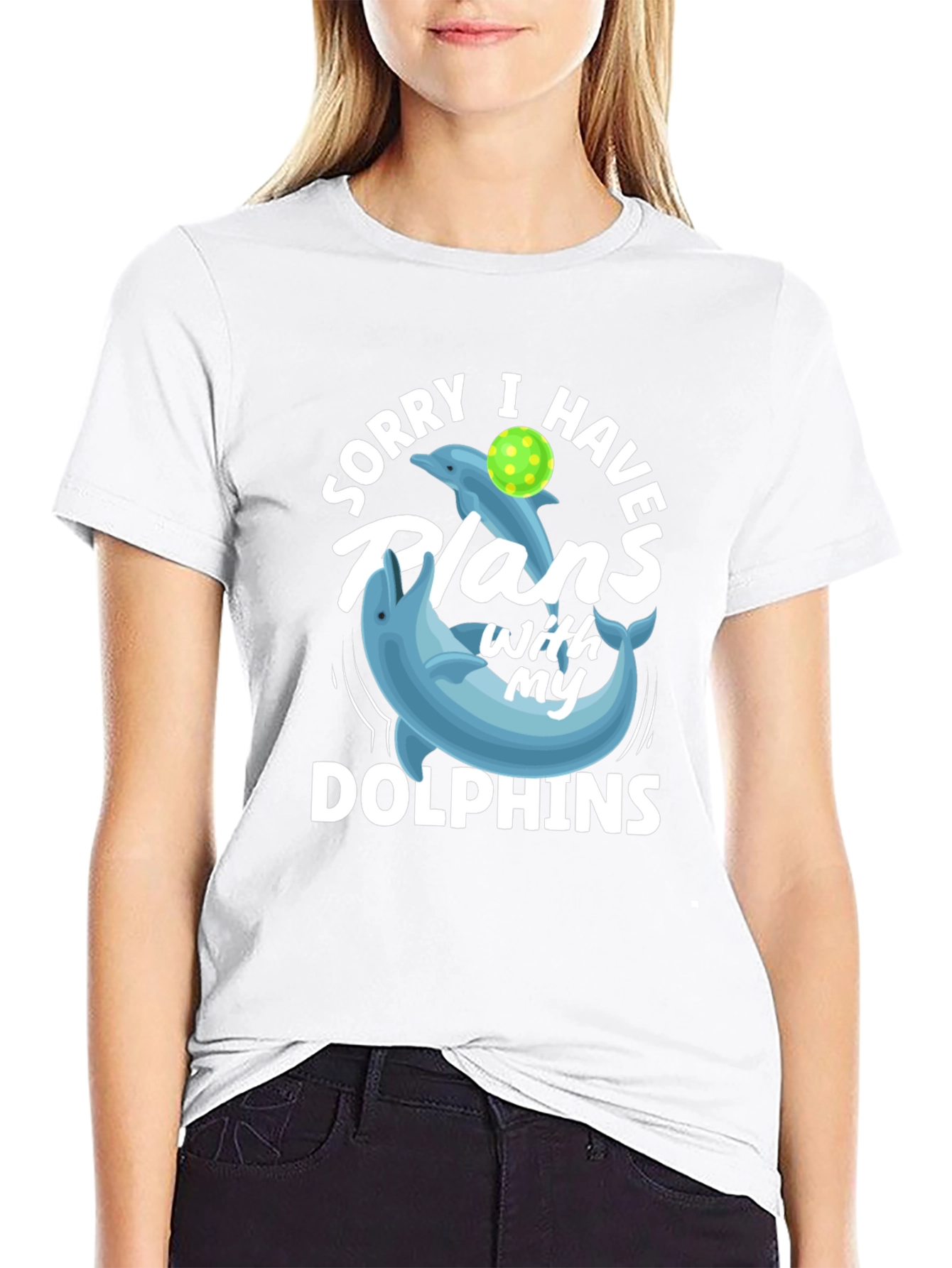 Dolphin Plans Graphic T-Shirt