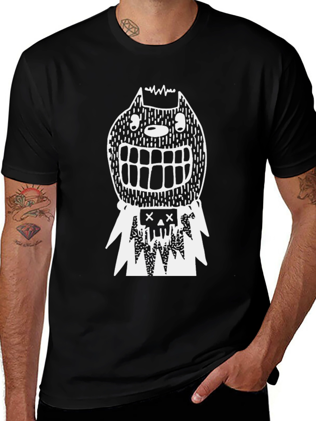 Cartoon Monster Graphic Tee