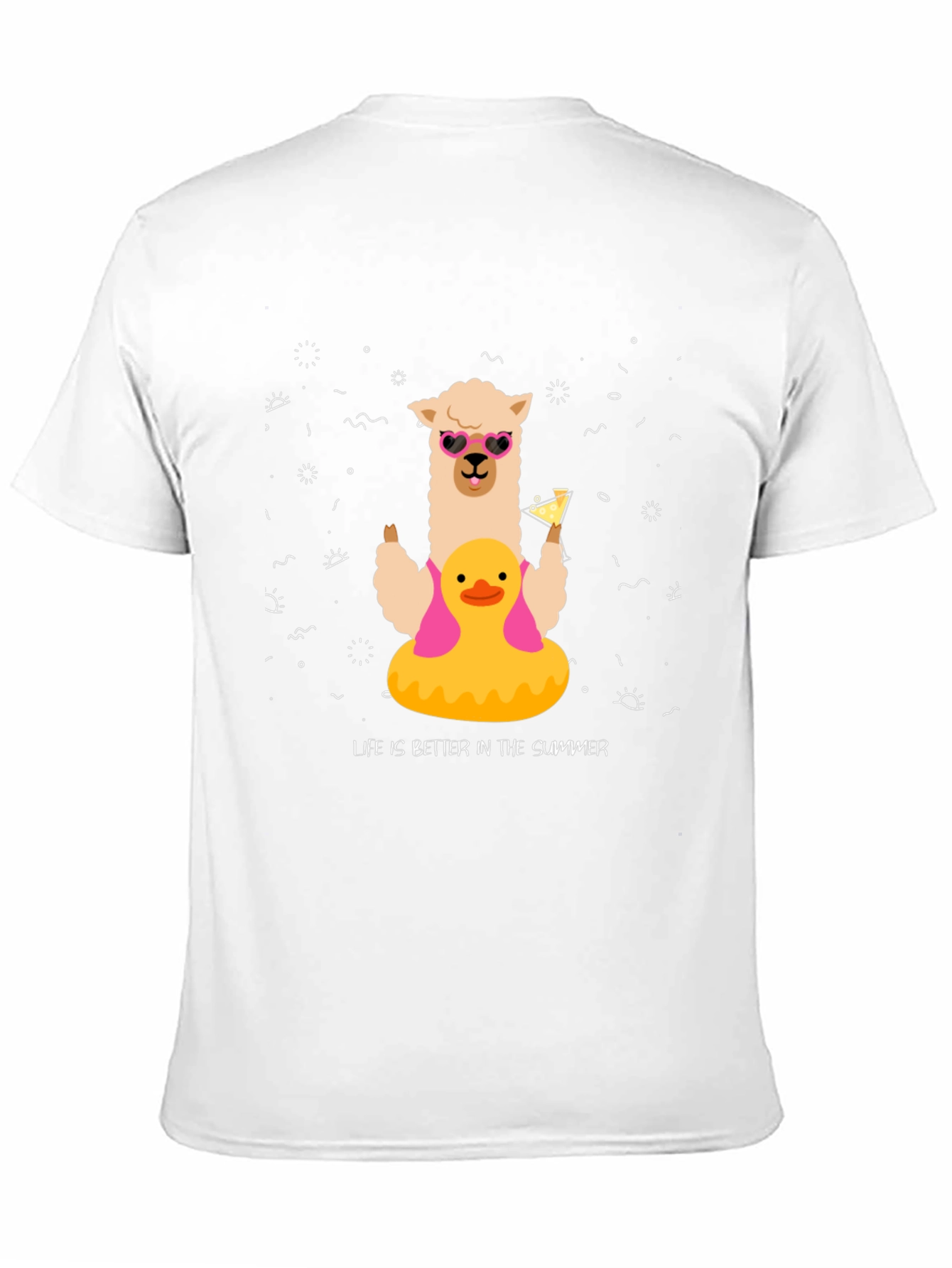 Summer Llama Tee: Life is Better in Summer