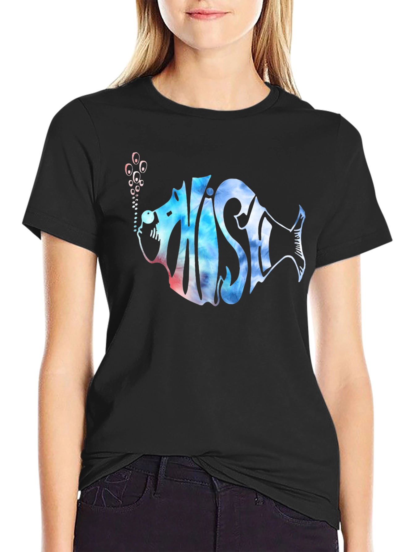 Phish Fish Band Tee - Black Cotton T-Shirt