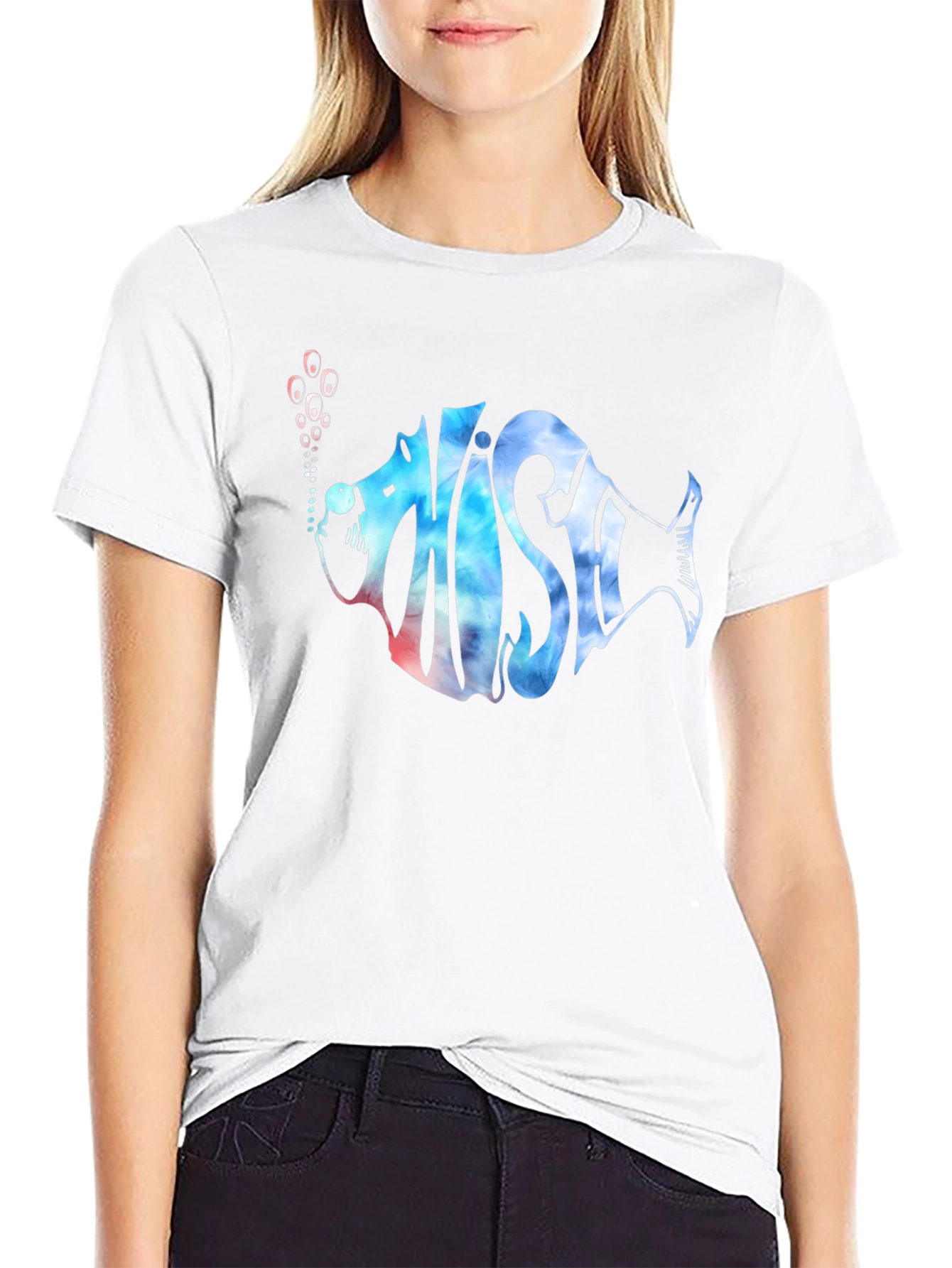 Phish Fish Band Tee - Black Cotton T-Shirt