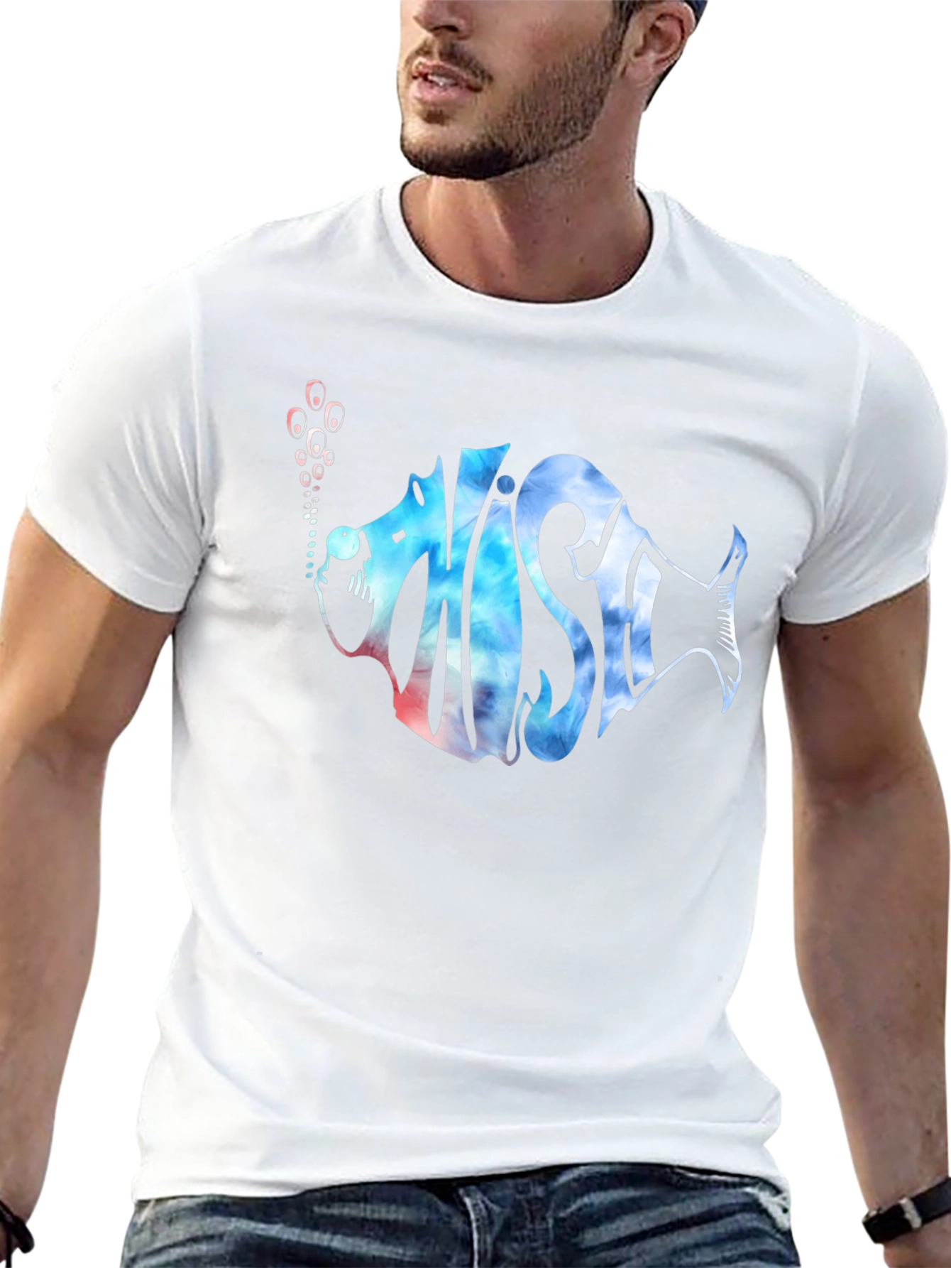Phish Fish Band Tee - Black Cotton T-Shirt
