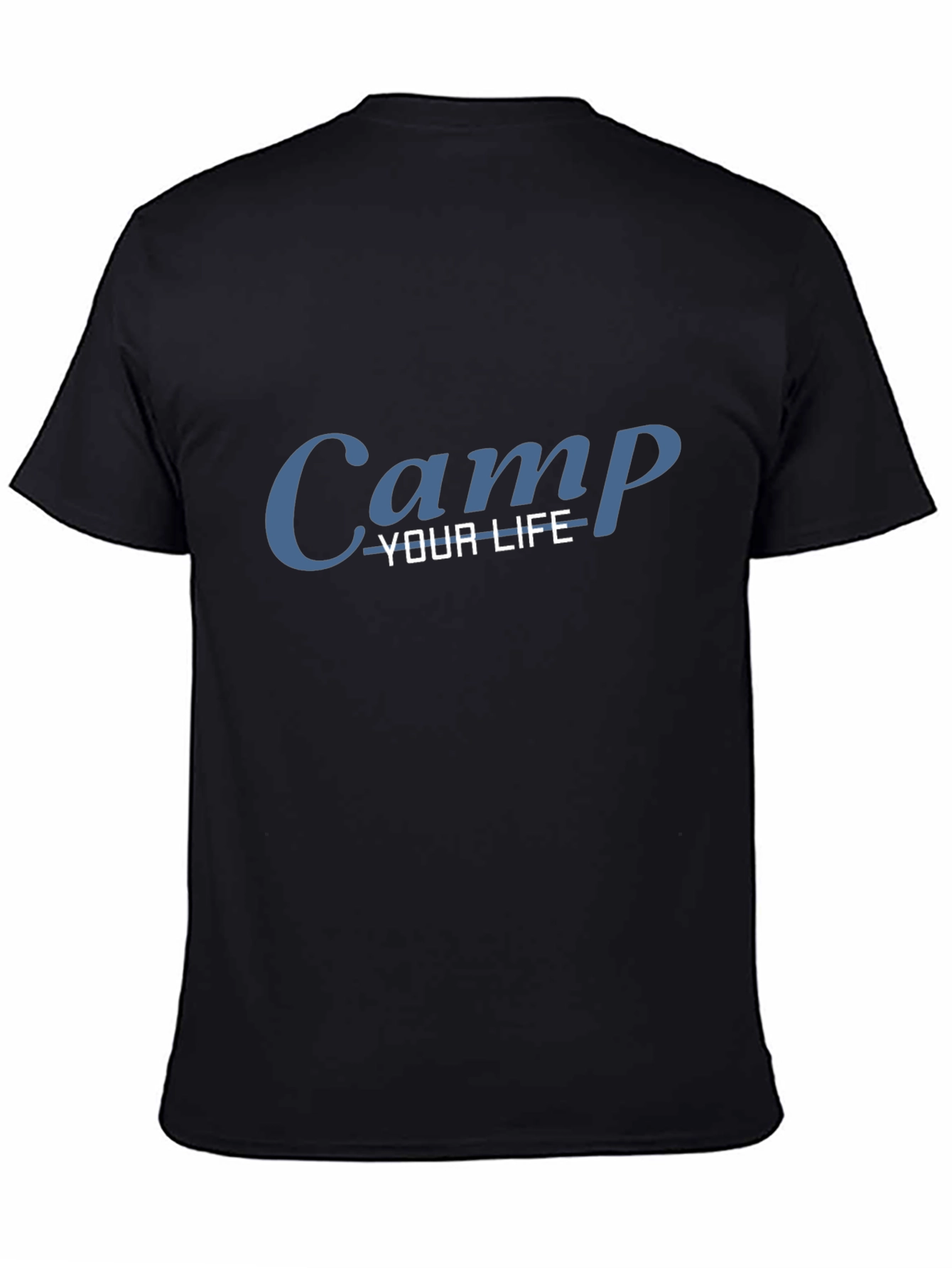 Camp Your Life Black T-Shirt