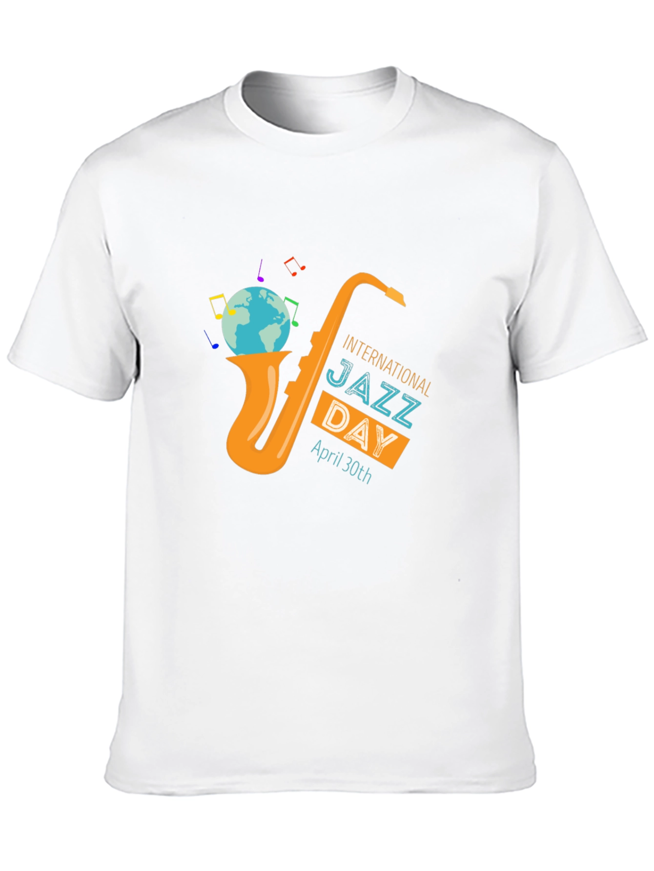 International Jazz Day Saxophone T-Shirt