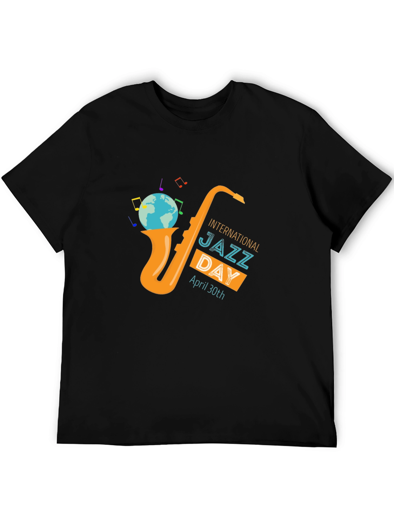 International Jazz Day Saxophone T-Shirt