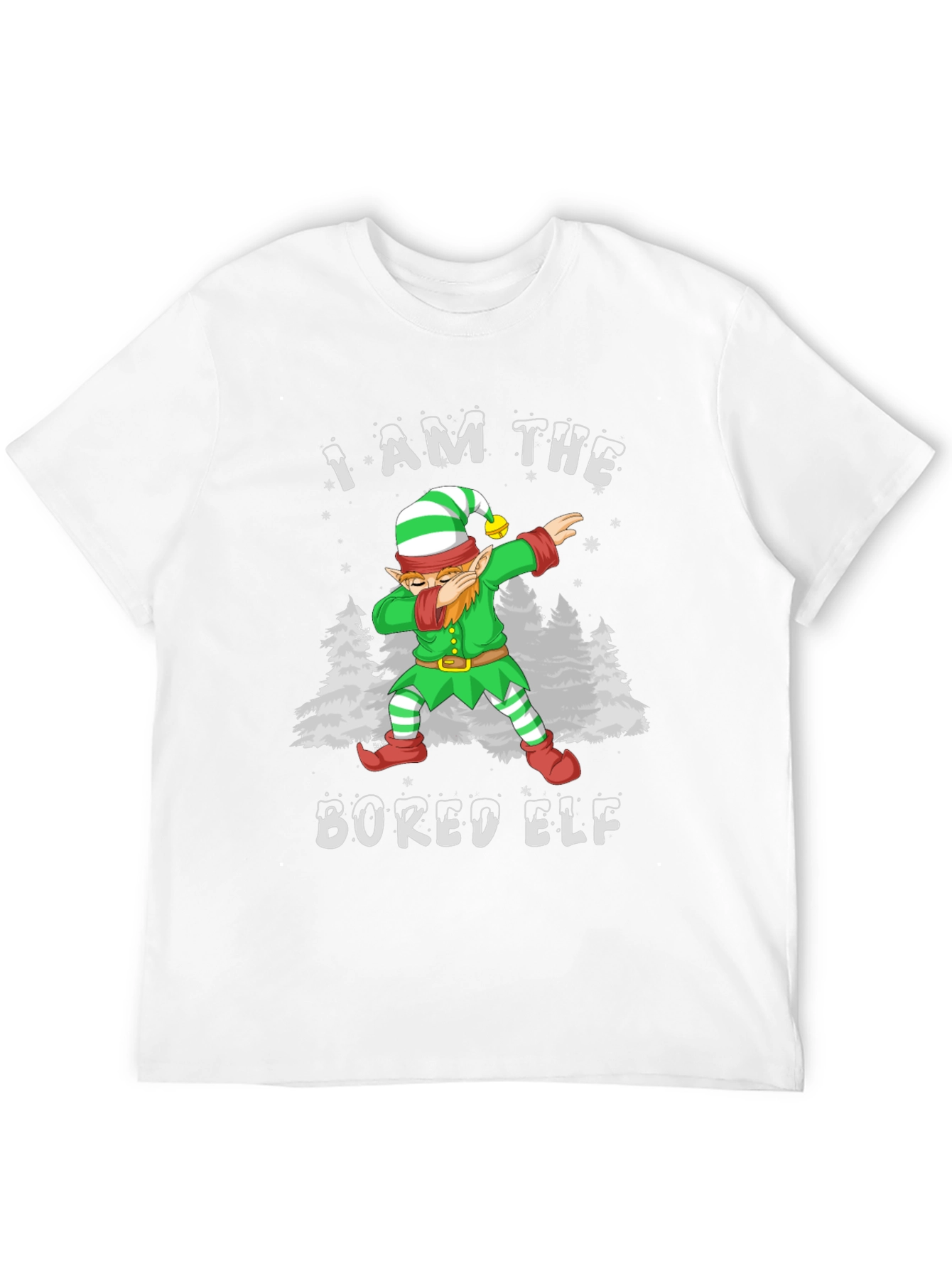 Bored Elf Dabbing Christmas T-Shirt