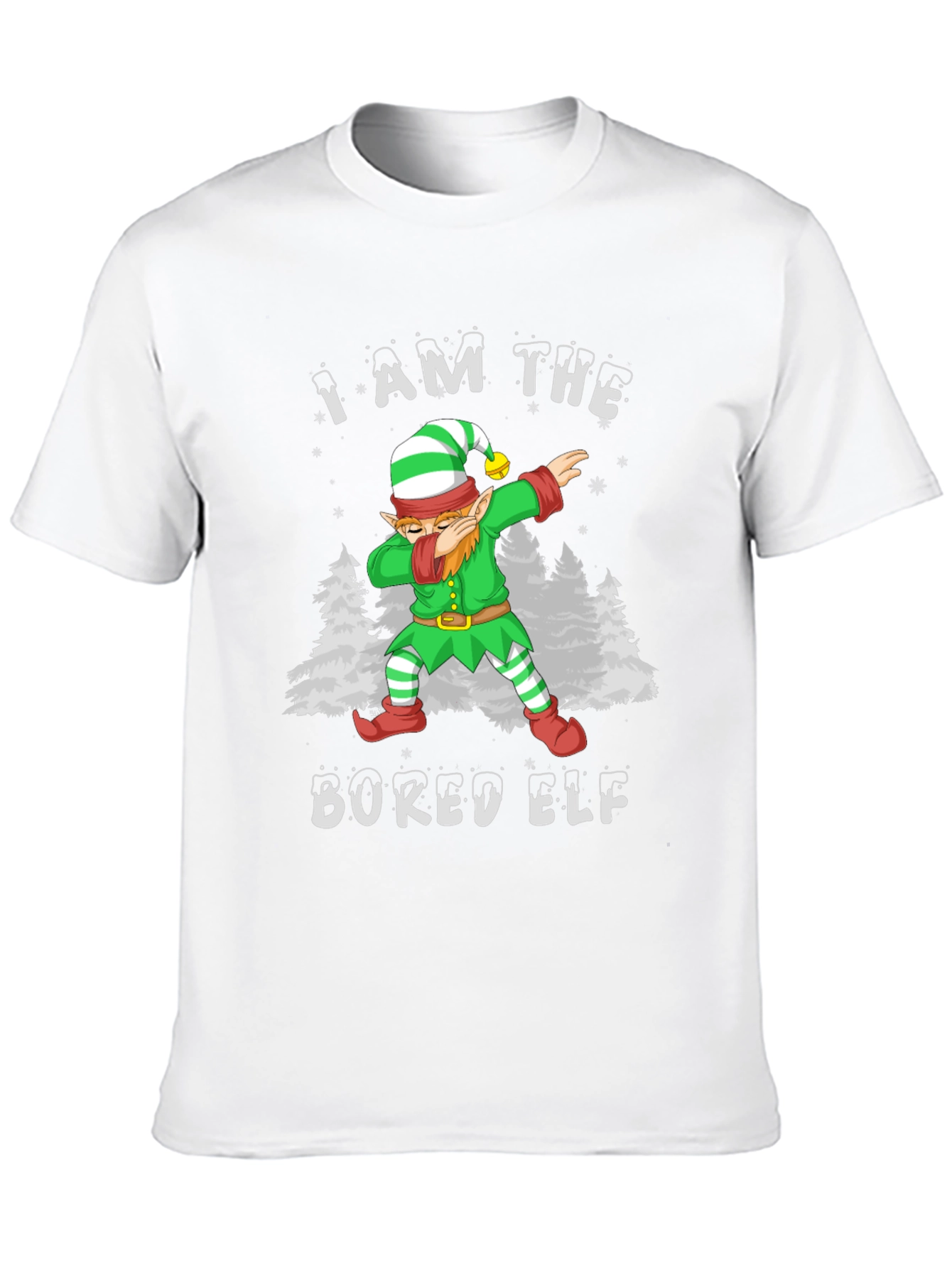 Bored Elf Dabbing Christmas T-Shirt