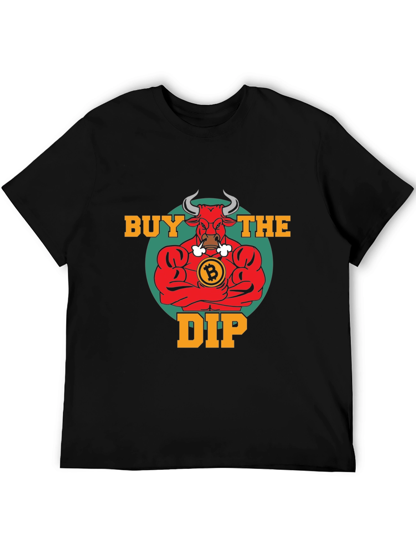 Buy the Dip Bitcoin Bull T-Shirt