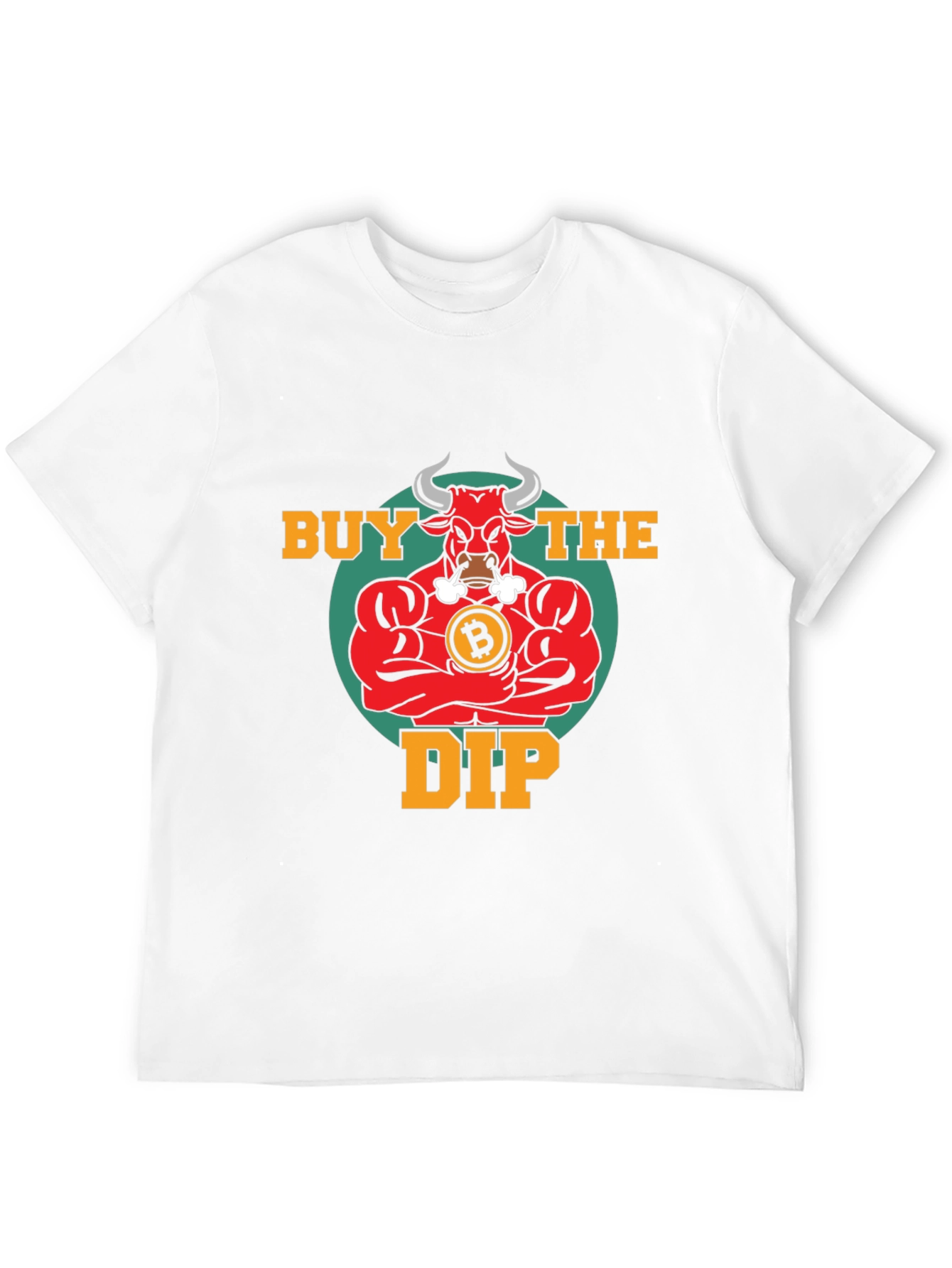 Buy the Dip Bitcoin Bull T-Shirt