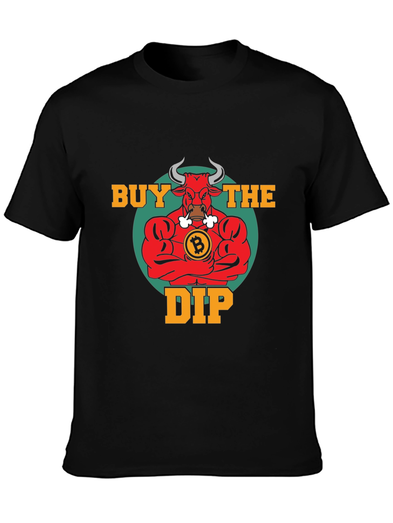 Buy the Dip Bitcoin Bull T-Shirt