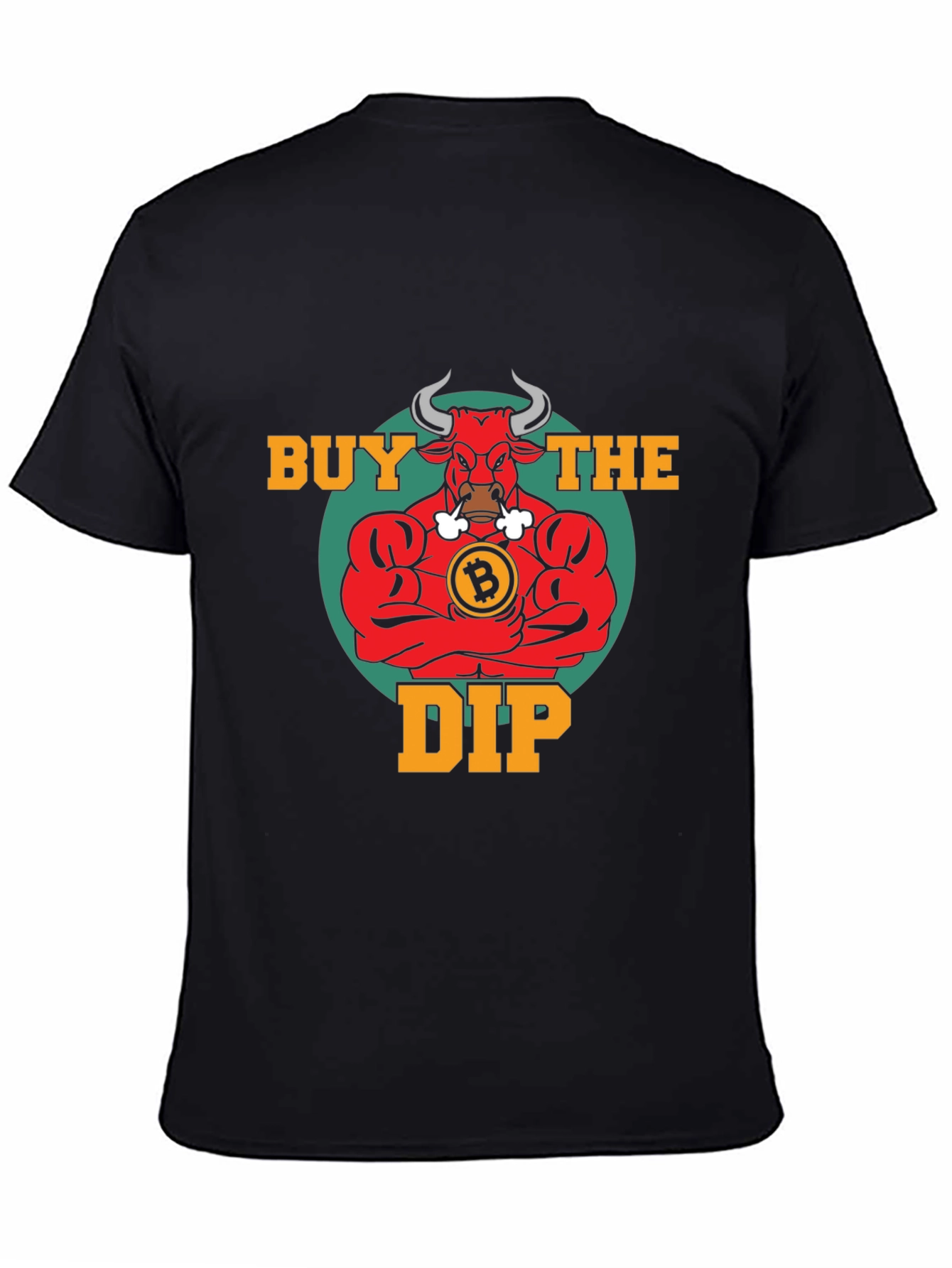 Buy the Dip Bitcoin Bull T-Shirt