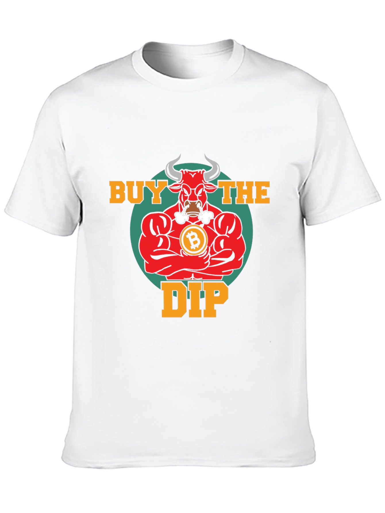Buy the Dip Bitcoin Bull T-Shirt