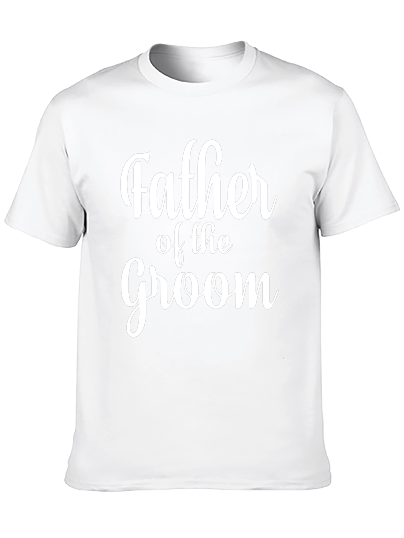 Father of the Groom Black T-Shirt