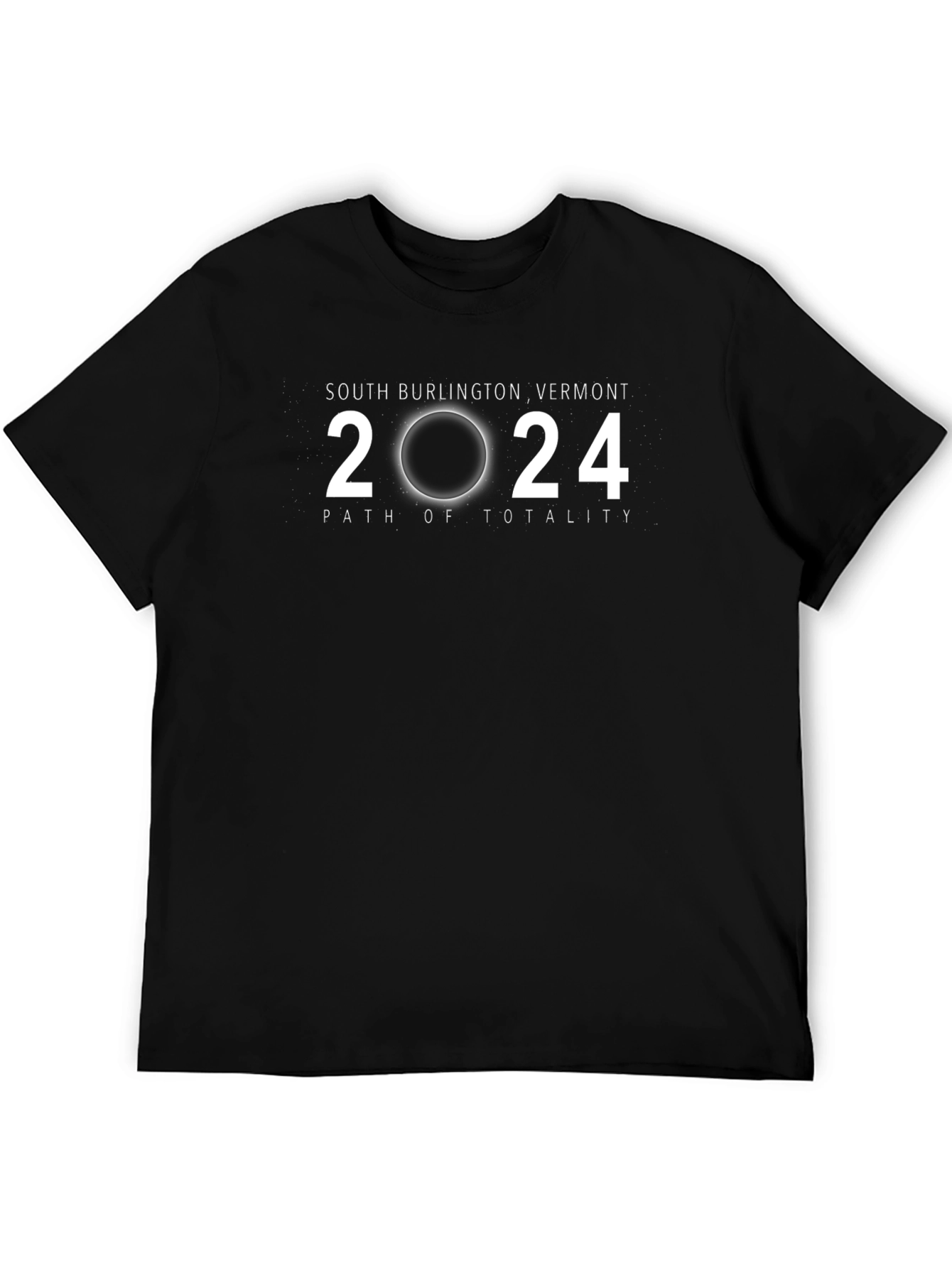 2024 Total Solar Eclipse T-Shirt - South Burlington VT