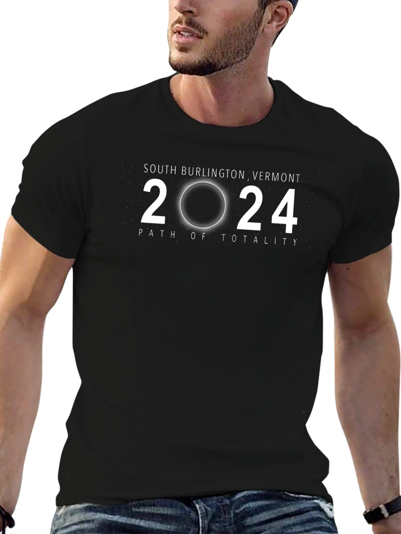 2024 Total Solar Eclipse T-Shirt - South Burlington VT