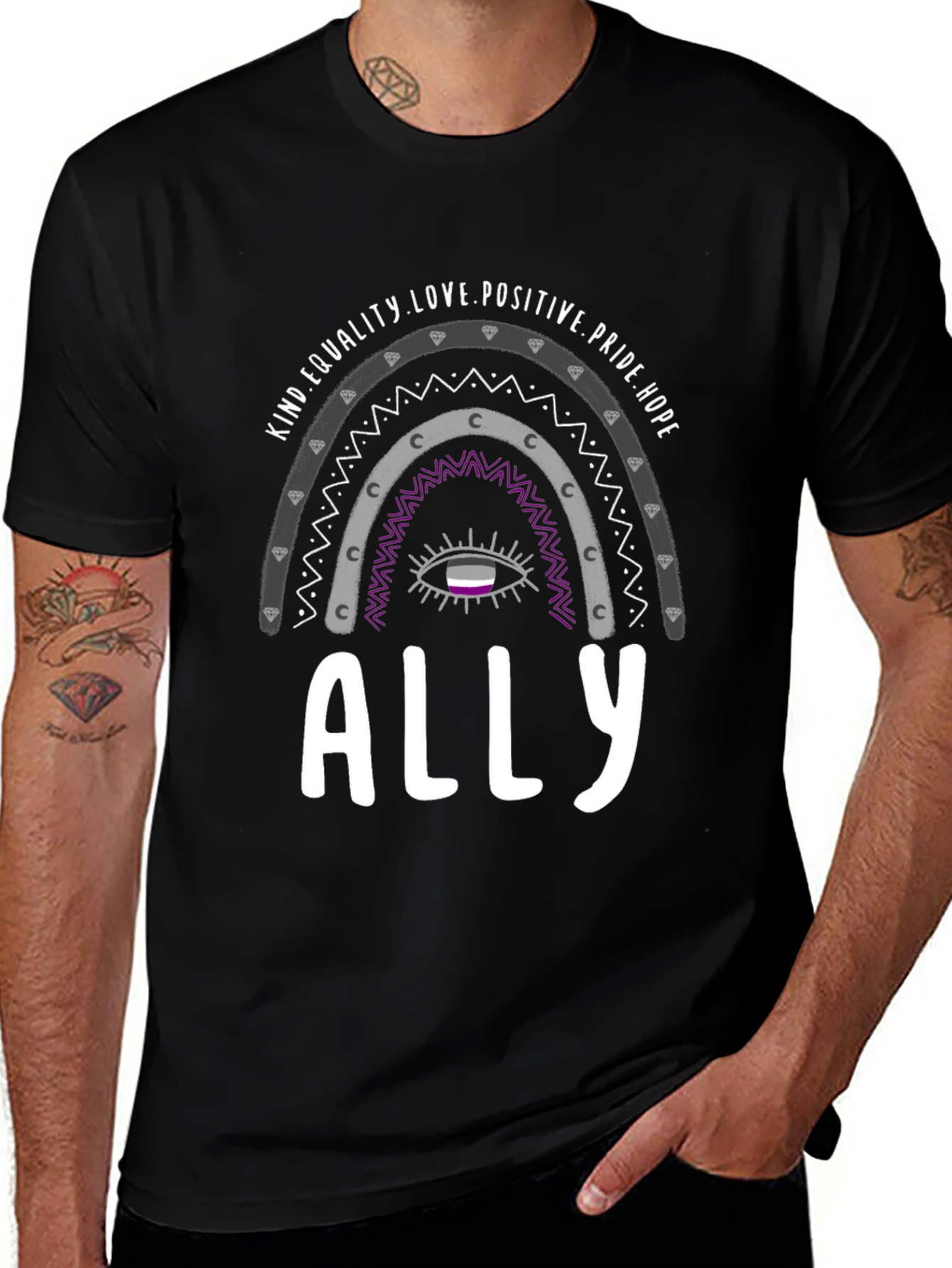 ALLY Pride Rainbow T-Shirt